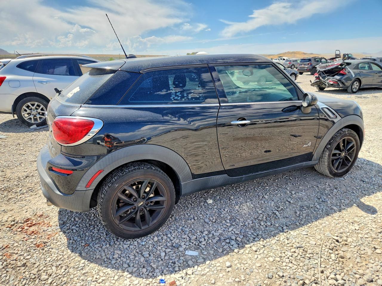 2014 Mini Cooper S Paceman Black vin: WMWSS7C56EWN71920
