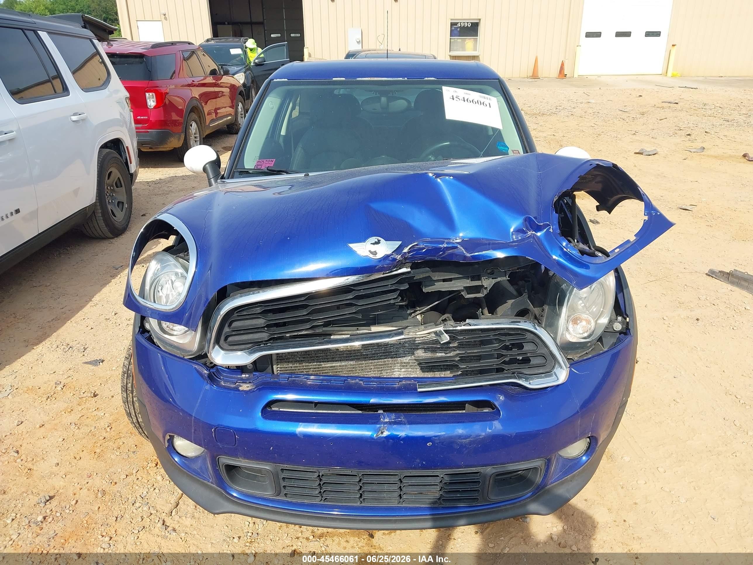 2014 Mini Paceman Cooper S Синий vin: WMWSS7C58EWN71708