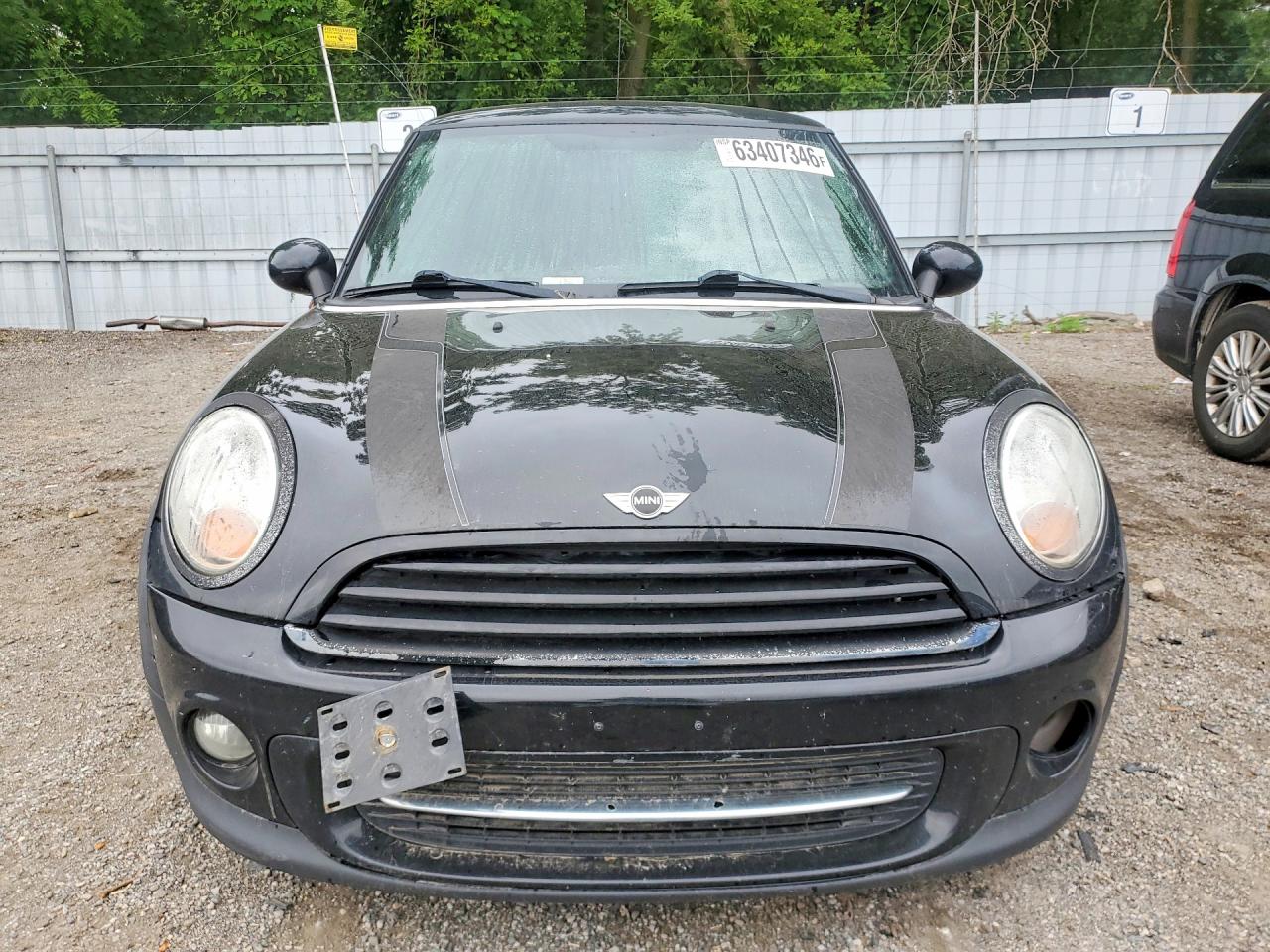 2012 Mini Cooper Black vin: WMWSU3C50CT368314