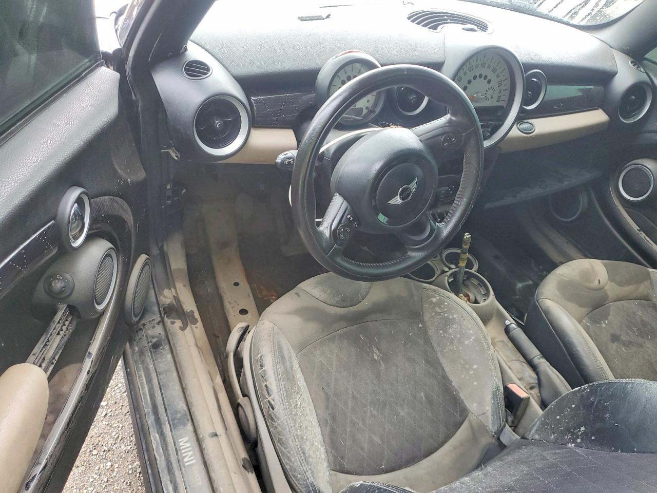 2012 Mini Cooper Black vin: WMWSU3C50CT368314
