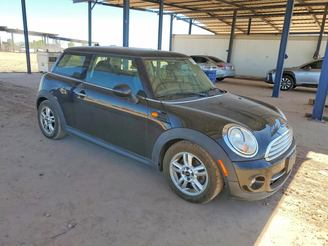 2013 Mini Cooper Black vin: WMWSU3C50DT681395