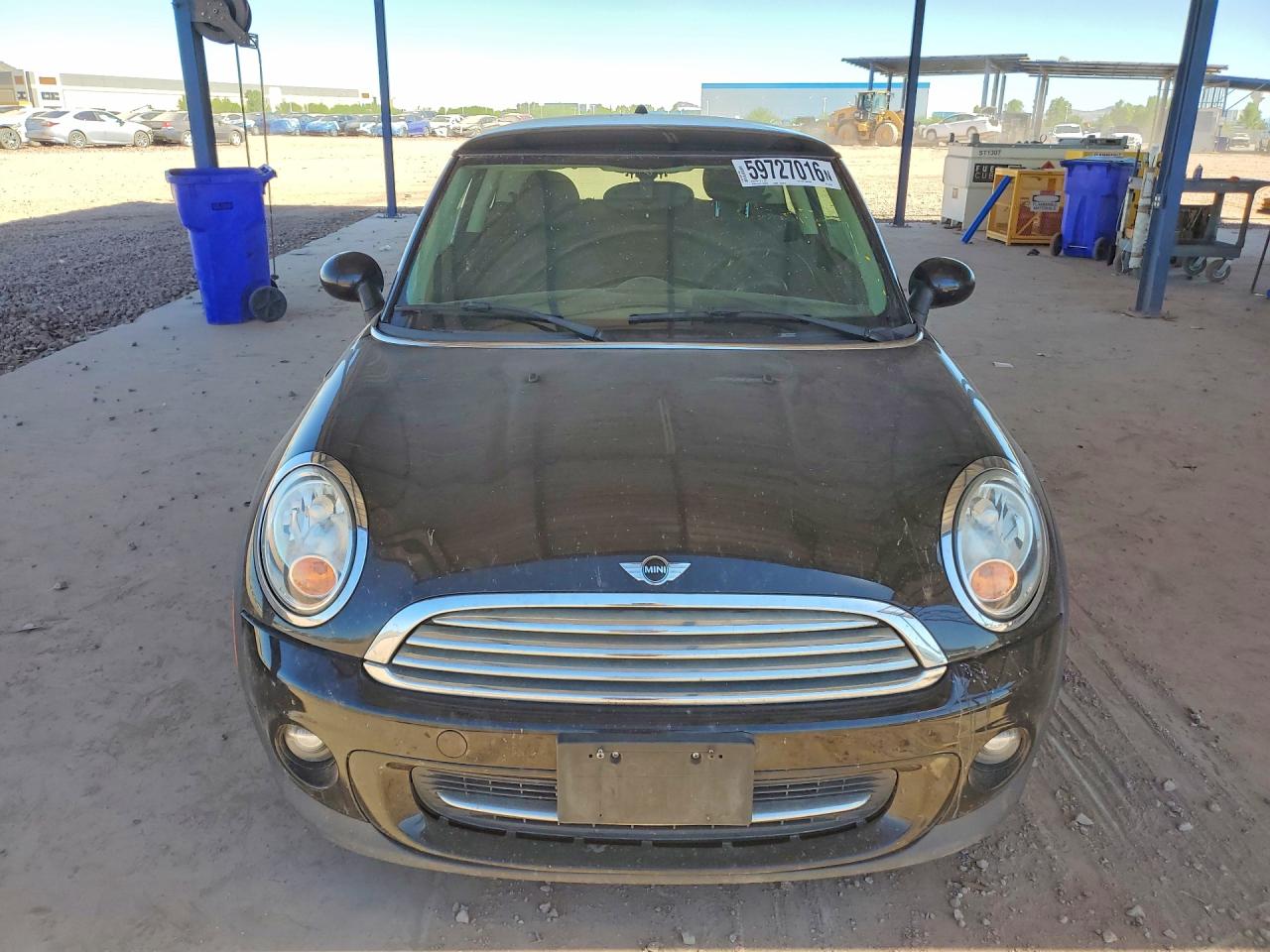 2013 Mini Cooper Black vin: WMWSU3C50DT681395