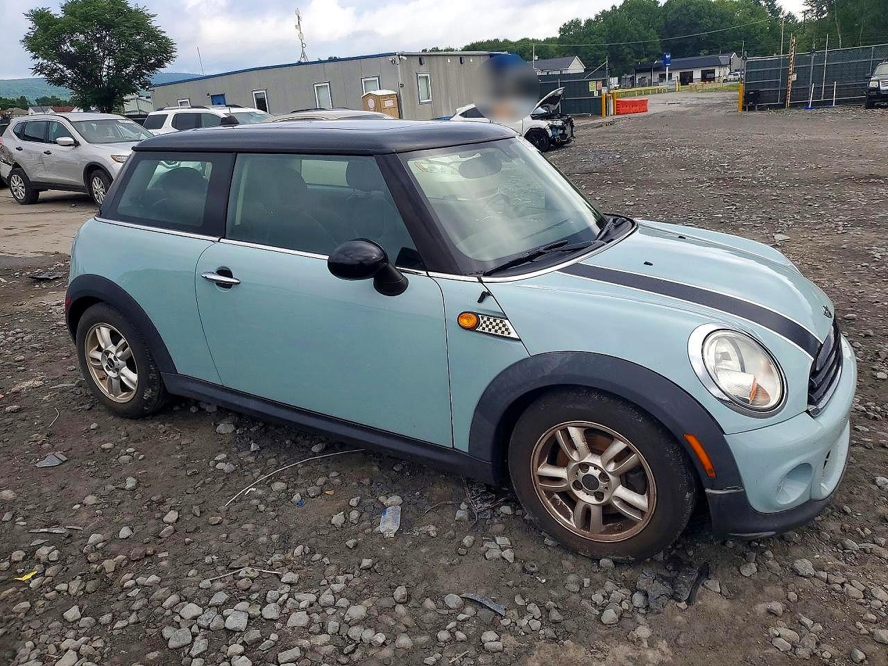 2012 Mini Cooper Turquoise vin: WMWSU3C51CT255682