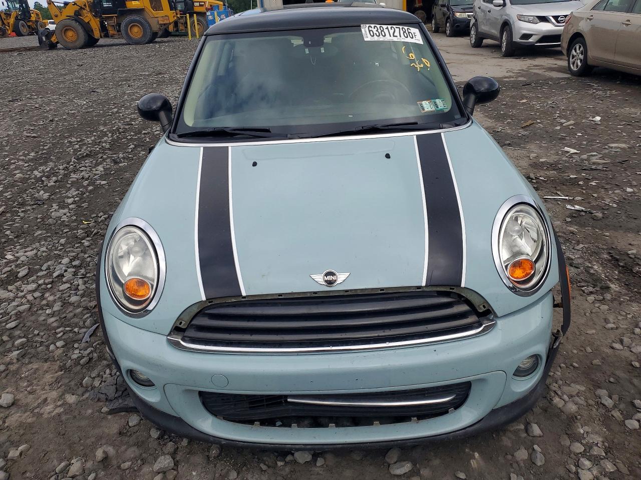 2012 Mini Cooper Turquoise vin: WMWSU3C51CT255682