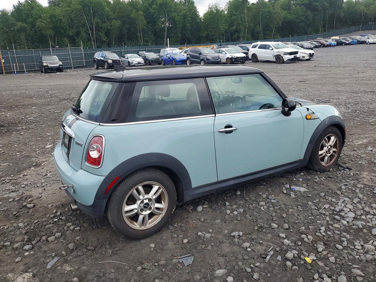 2012 Mini Cooper Turquoise vin: WMWSU3C51CT255682