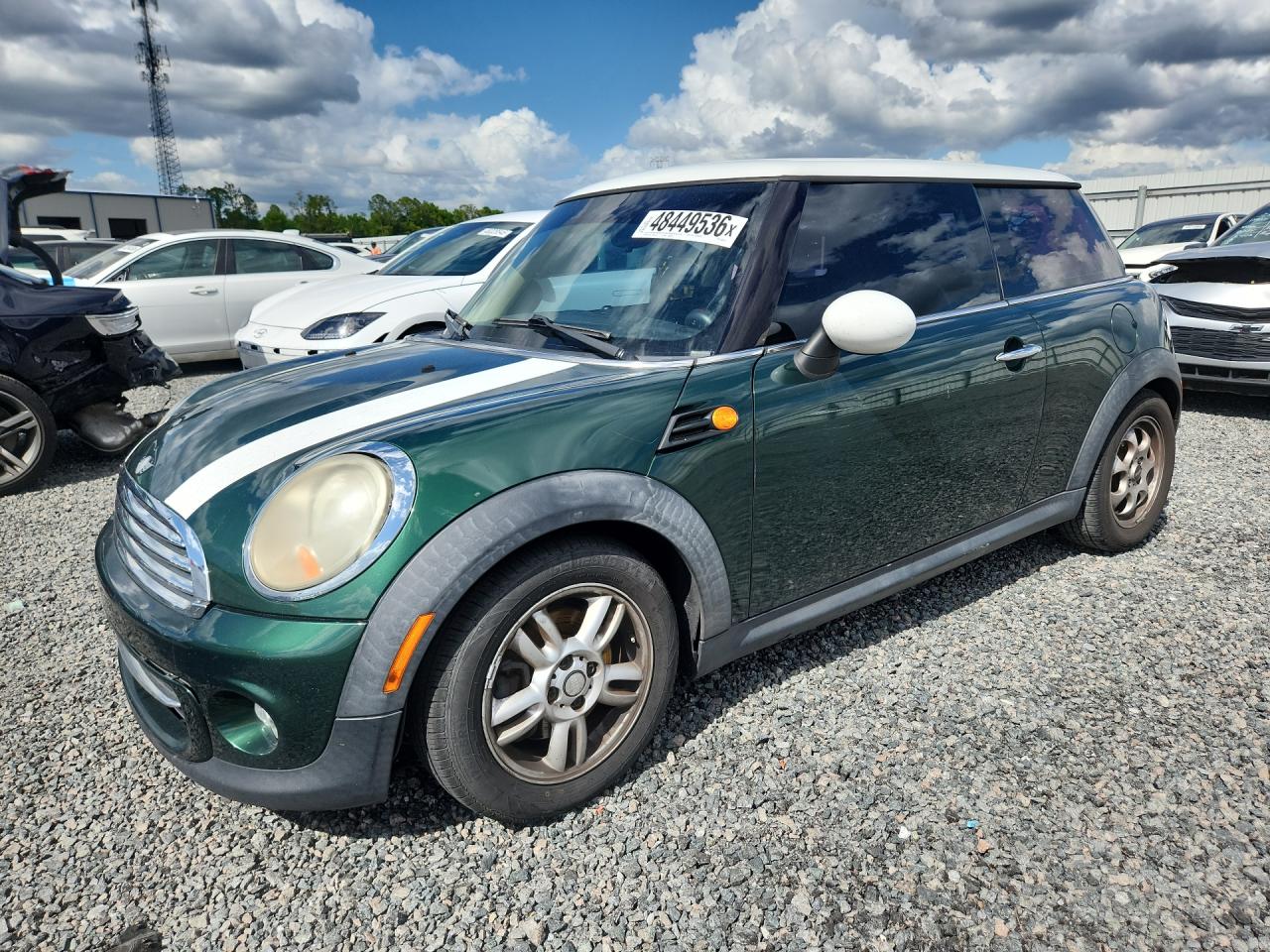 2011 Mini Cooper Green vin: WMWSU3C52BT096251