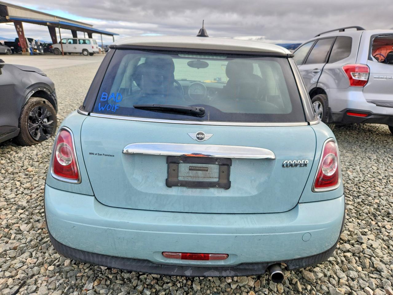 2013 Mini Cooper Turquoise vin: WMWSU3C52DT544572
