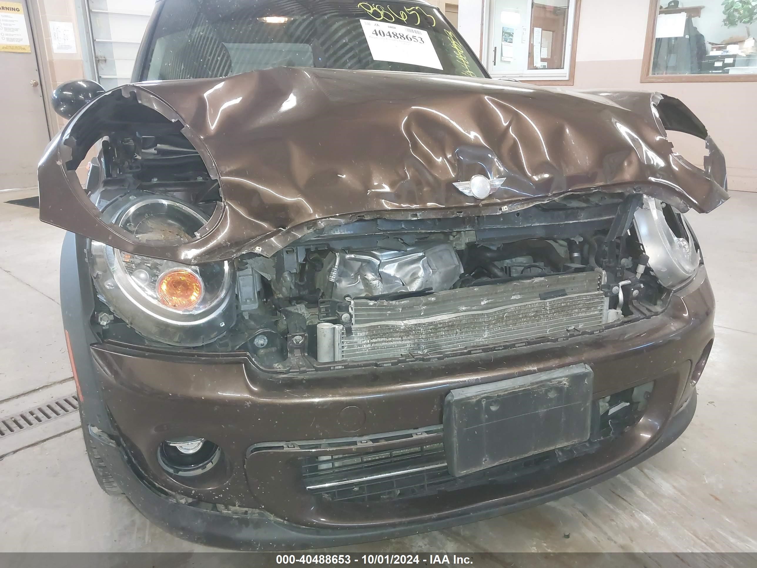 2012 Mini Cooper   Brown vin: WMWSU3C53CT185649