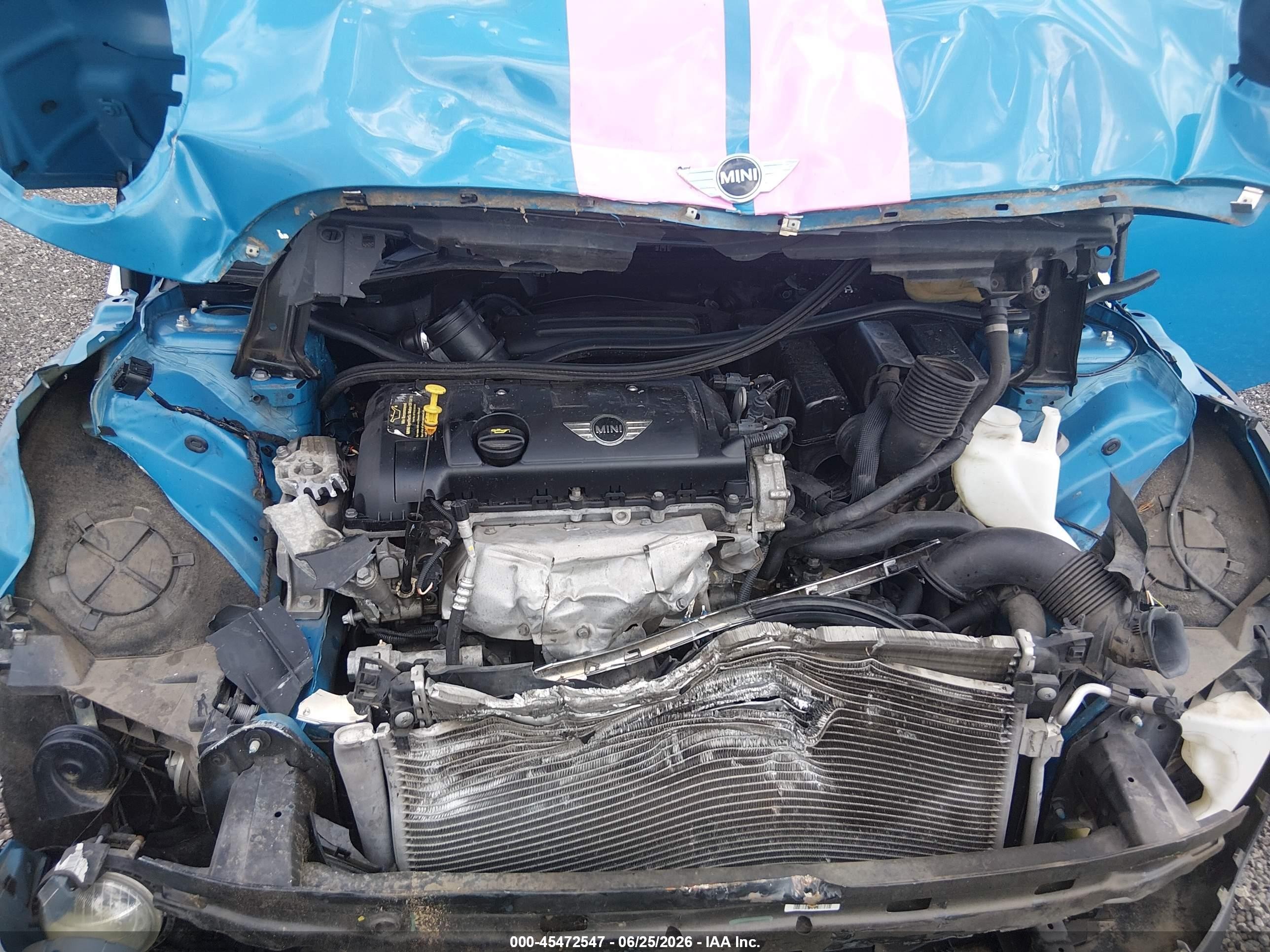 2012 Mini Cooper   Blue vin: WMWSU3C53CT541470
