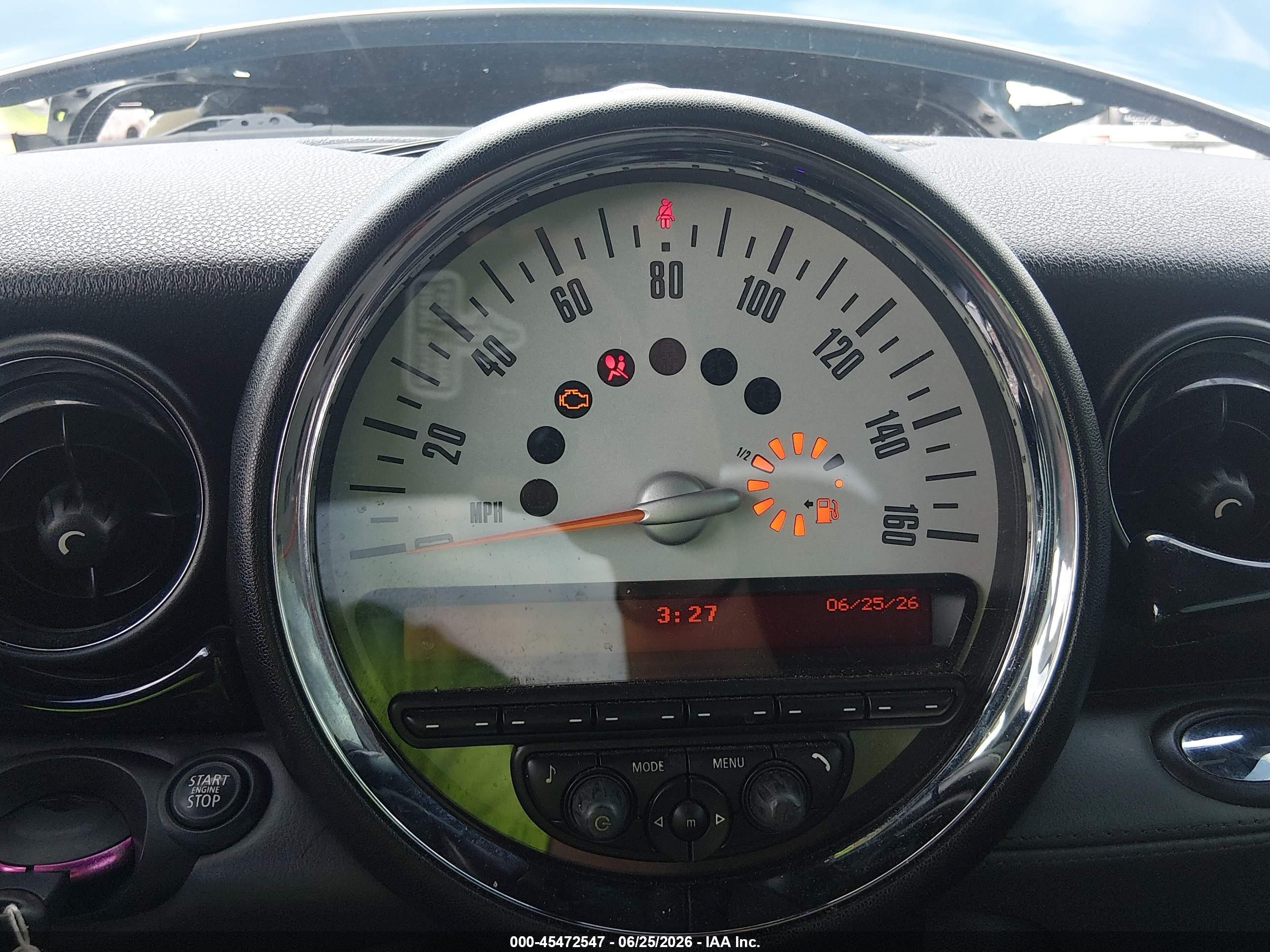 2012 Mini Cooper   Blue vin: WMWSU3C53CT541470