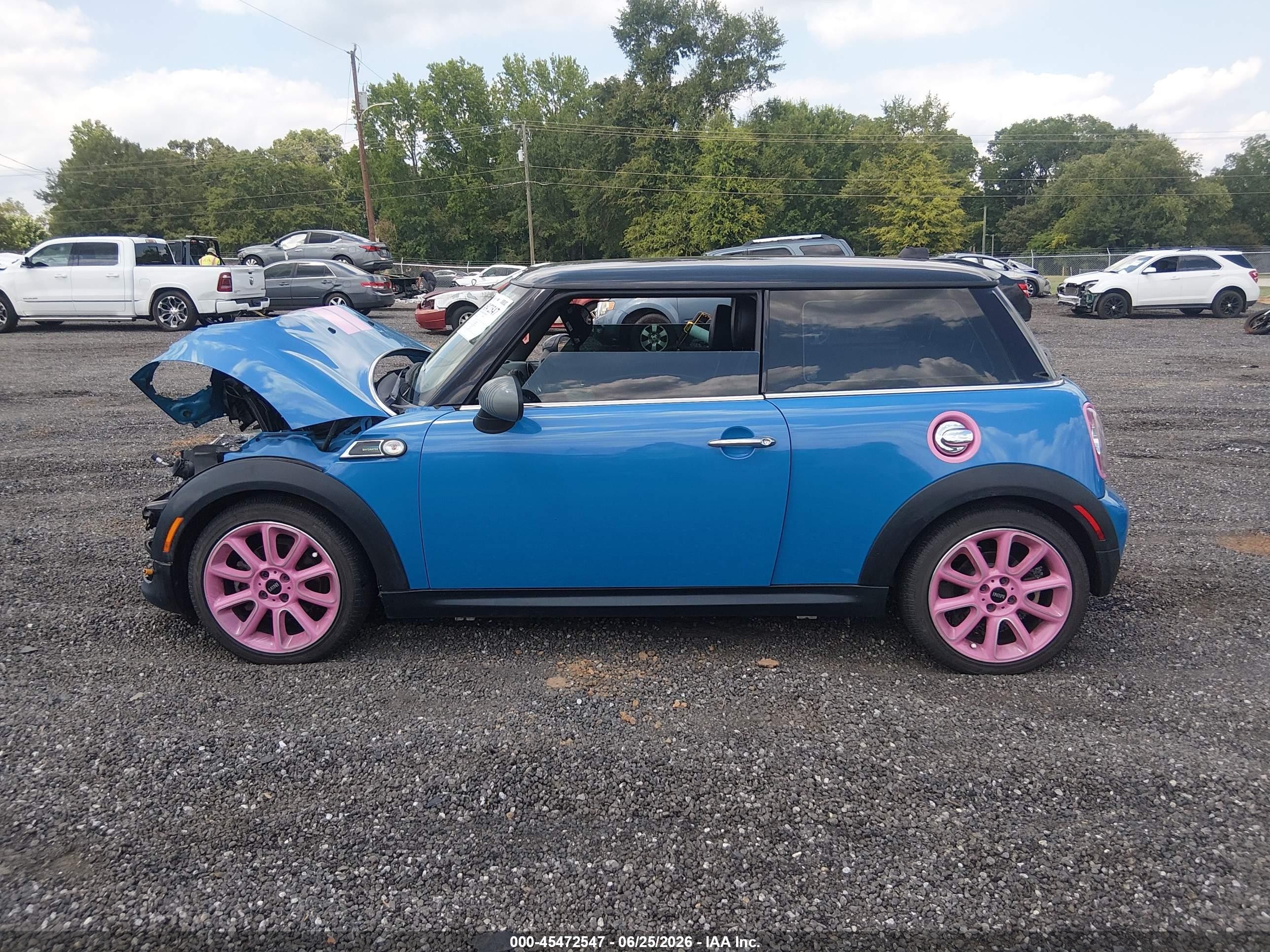 2012 Mini Cooper   Blue vin: WMWSU3C53CT541470