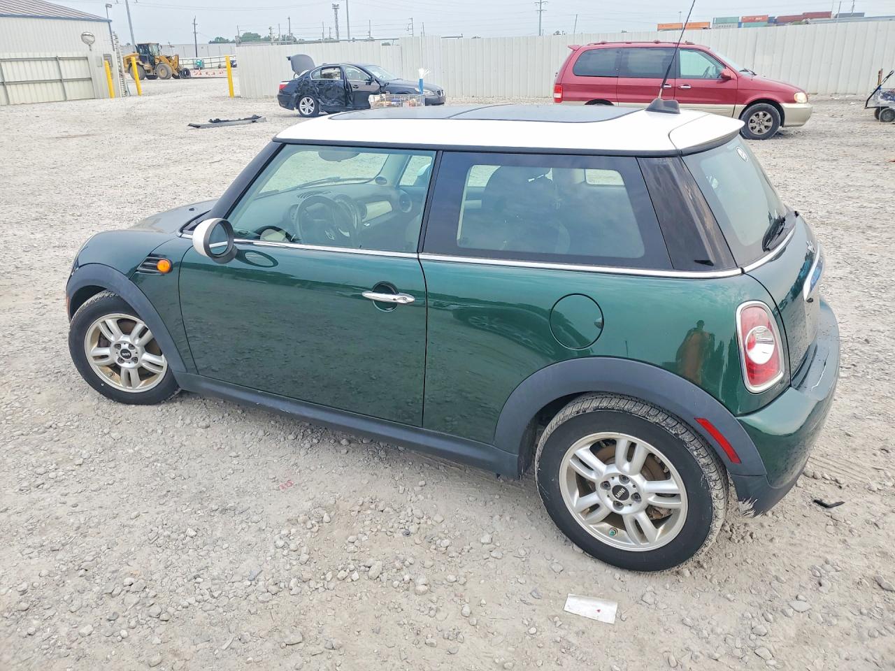2013 Mini Cooper Green vin: WMWSU3C53DT549666