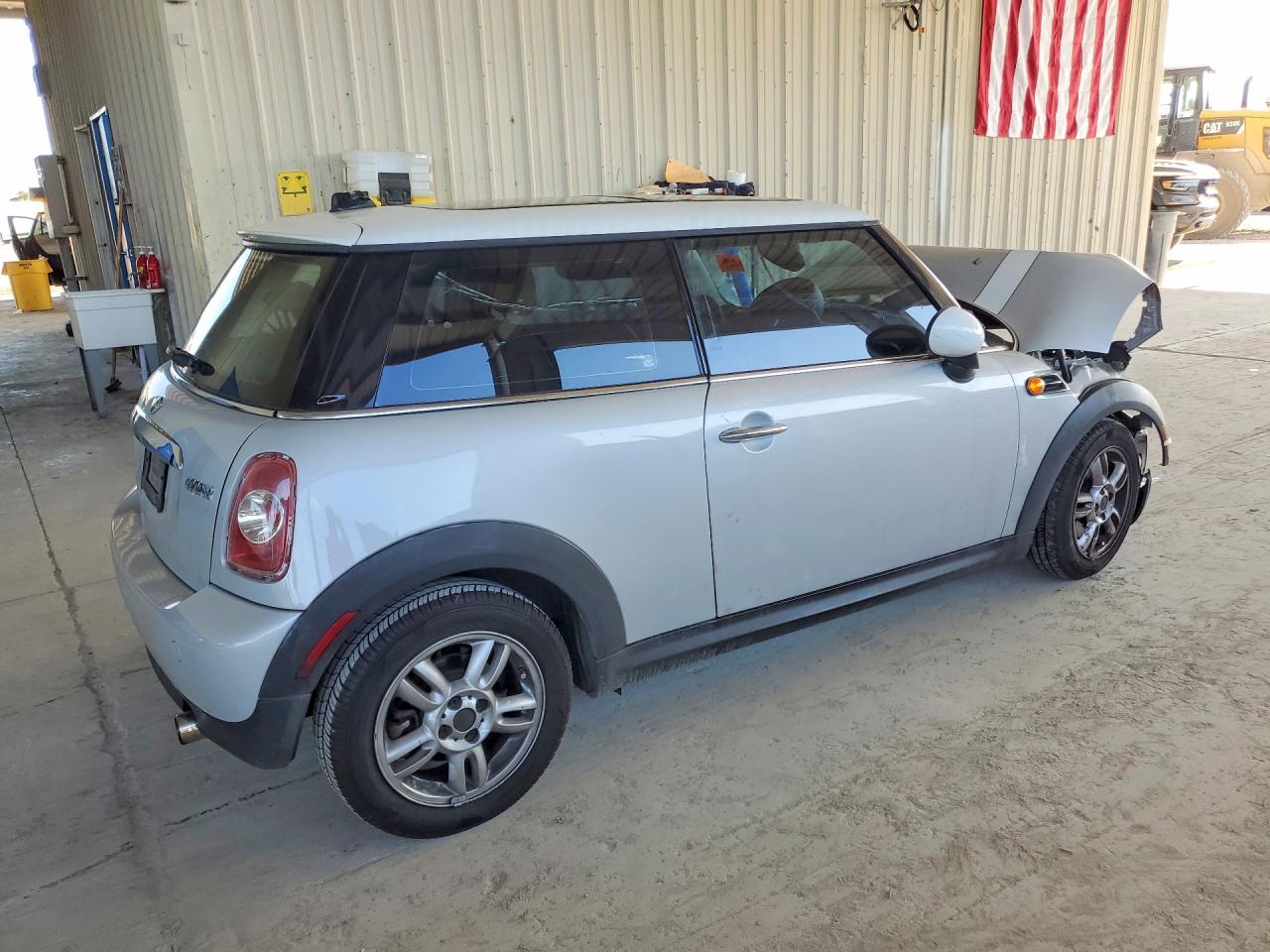 2013 Mini Cooper Серебряный vin: WMWSU3C53DT683772