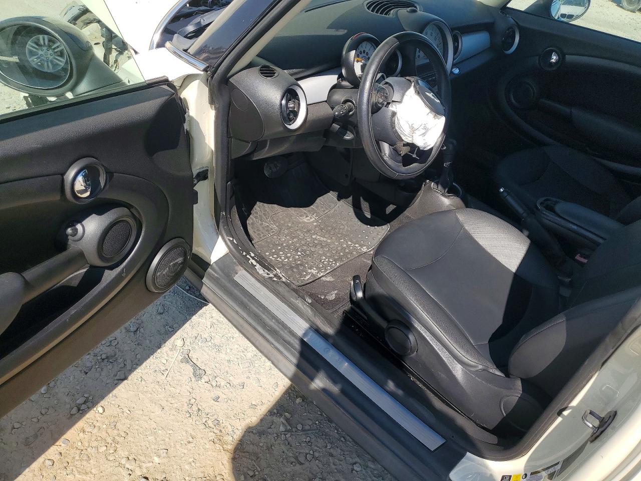 2013 Mini Cooper Белый vin: WMWSU3C53DT691273