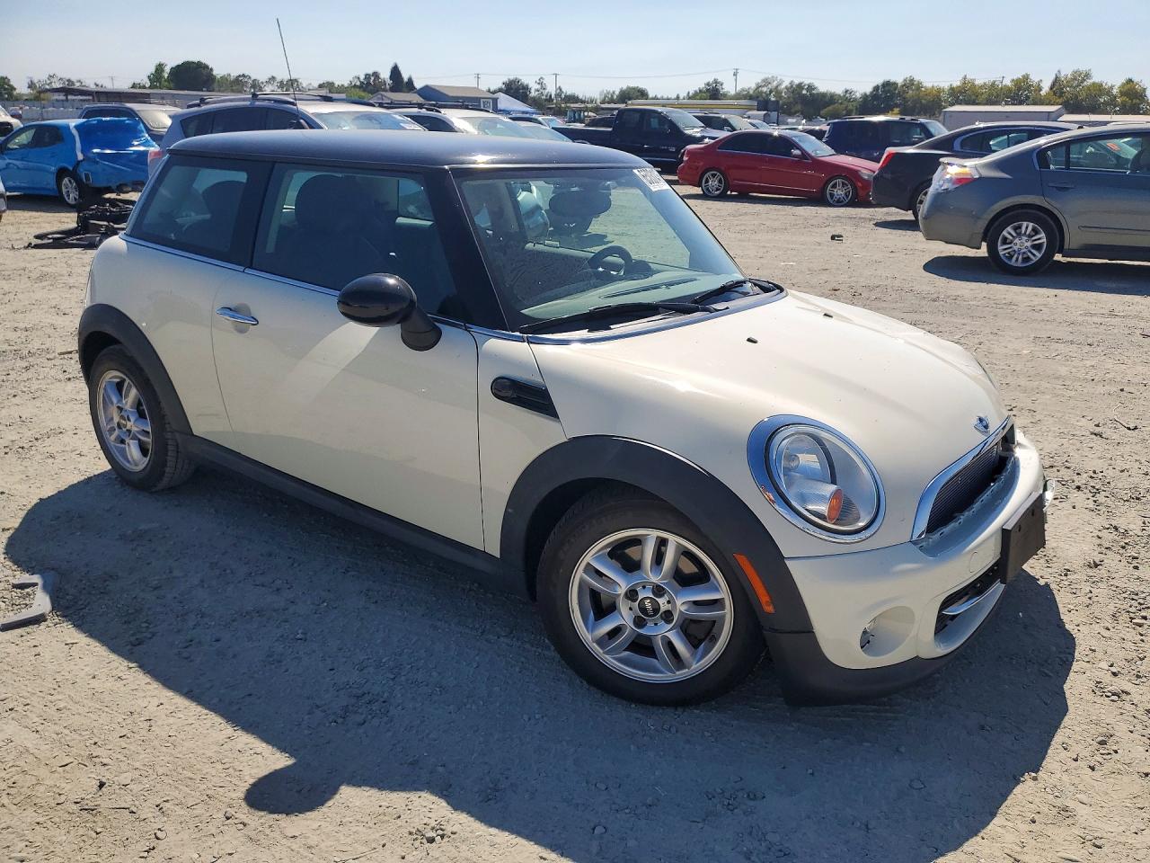 2013 Mini Cooper Белый vin: WMWSU3C53DT691273