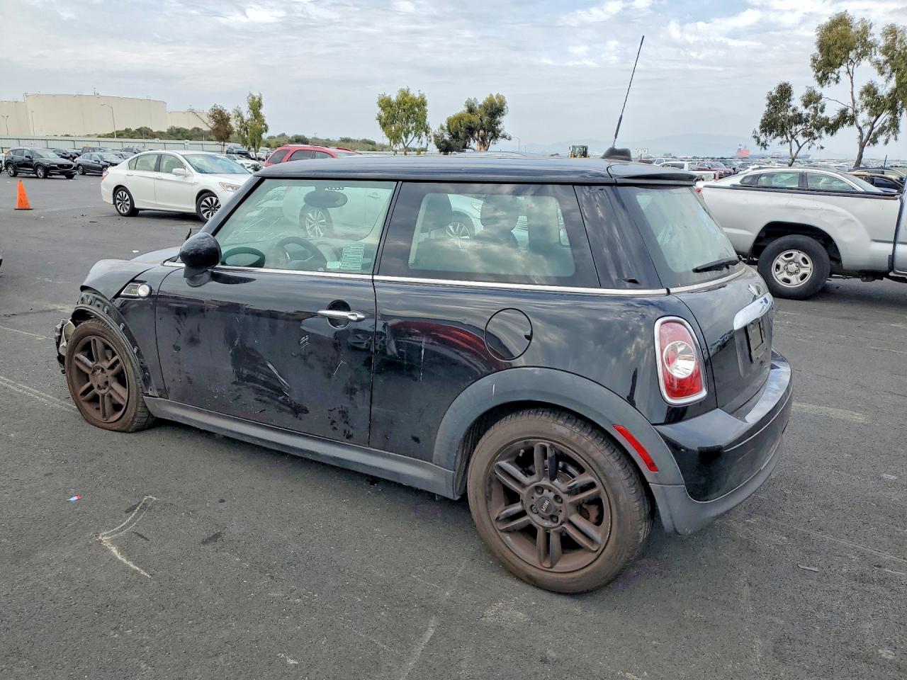 2012 Mini Cooper Black vin: WMWSU3C54CT541574