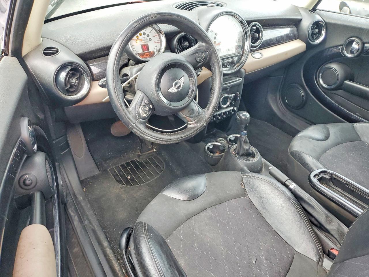 2012 Mini Cooper Black vin: WMWSU3C54CT541574