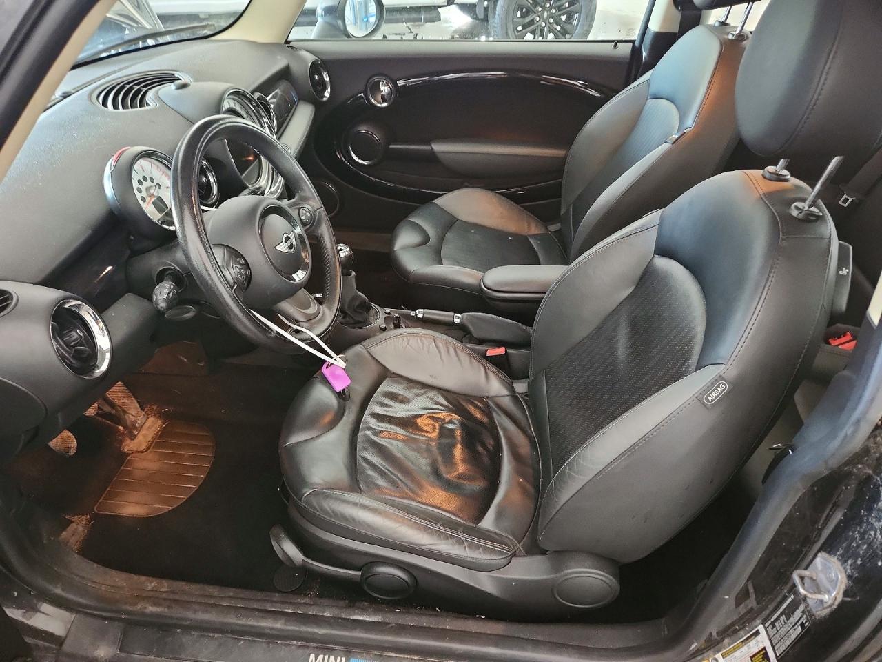 2013 Mini Cooper Black vin: WMWSU3C54DT370830
