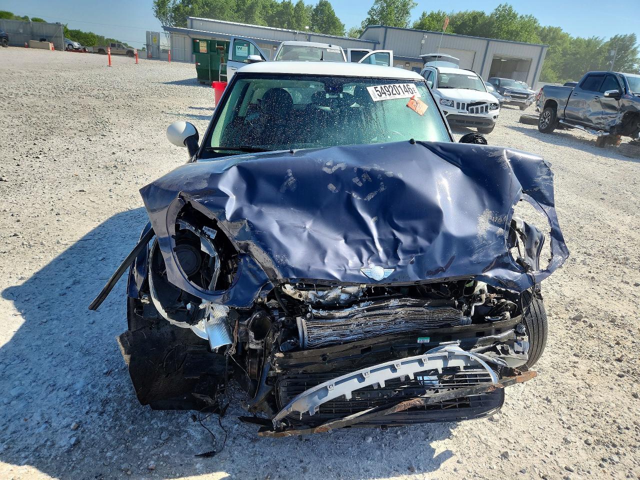 2013 Mini Cooper Серый vin: WMWSU3C54DT677785