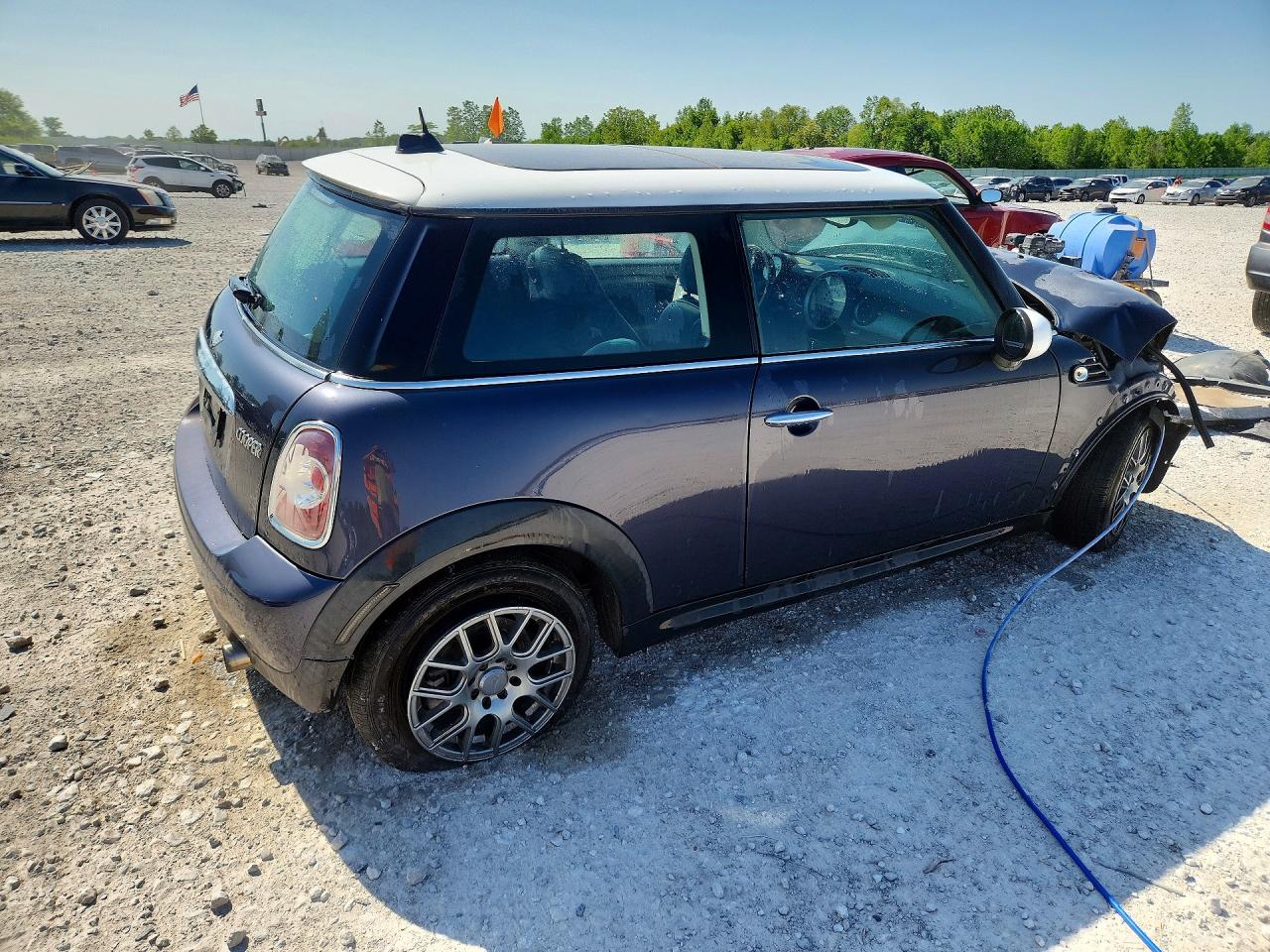 2013 Mini Cooper Серый vin: WMWSU3C54DT677785