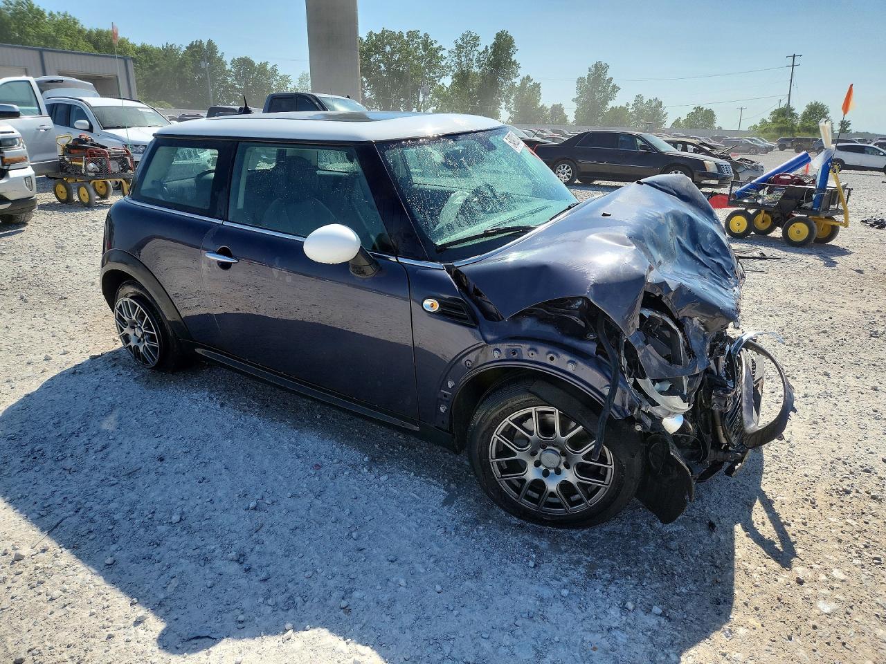 2013 Mini Cooper Серый vin: WMWSU3C54DT677785