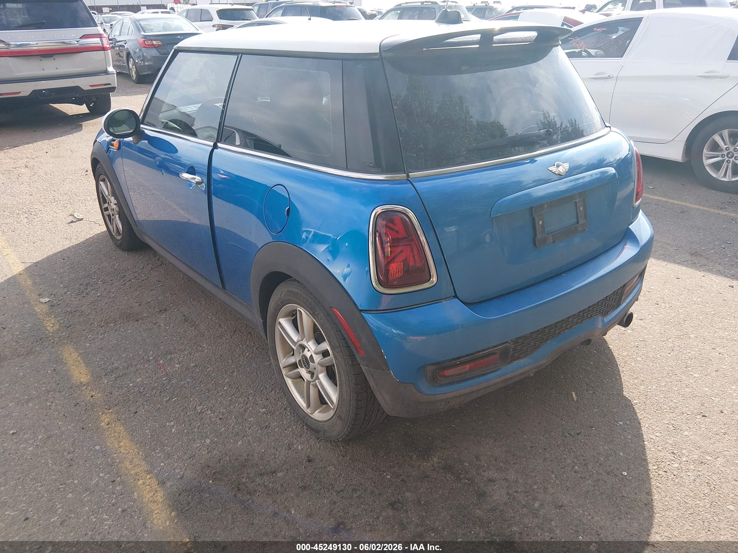 2012 Mini Cooper   Blue vin: WMWSU3C55CT260979