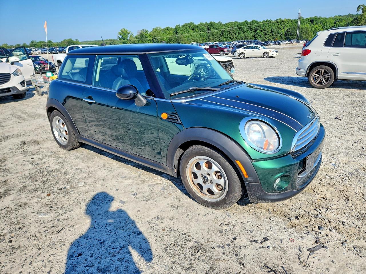 2012 Mini Cooper Green vin: WMWSU3C55CT367904