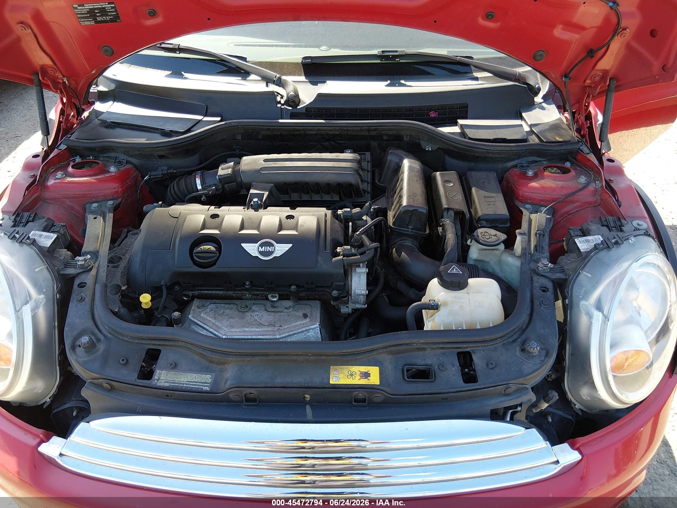 2013 Mini Hardtop Cooper Red vin: WMWSU3C55DT375101