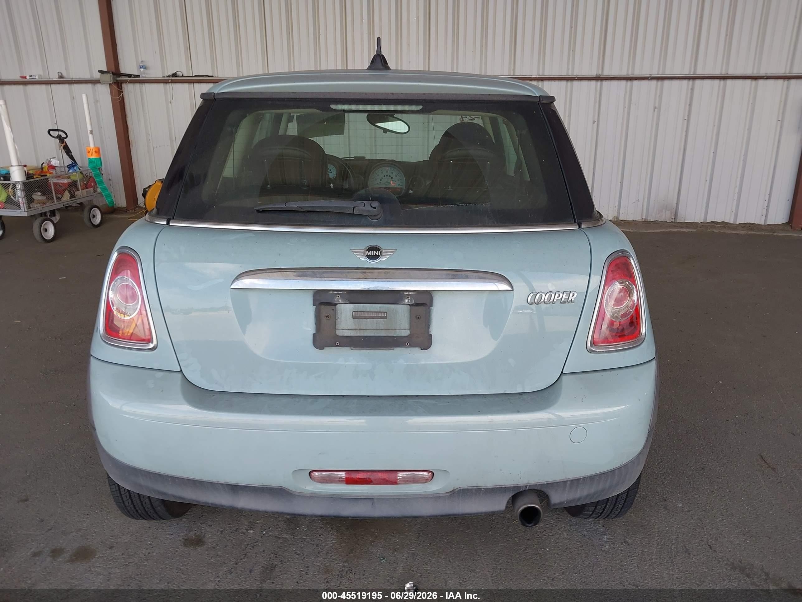 2013 Mini Hardtop Cooper Teal vin: WMWSU3C55DT678508