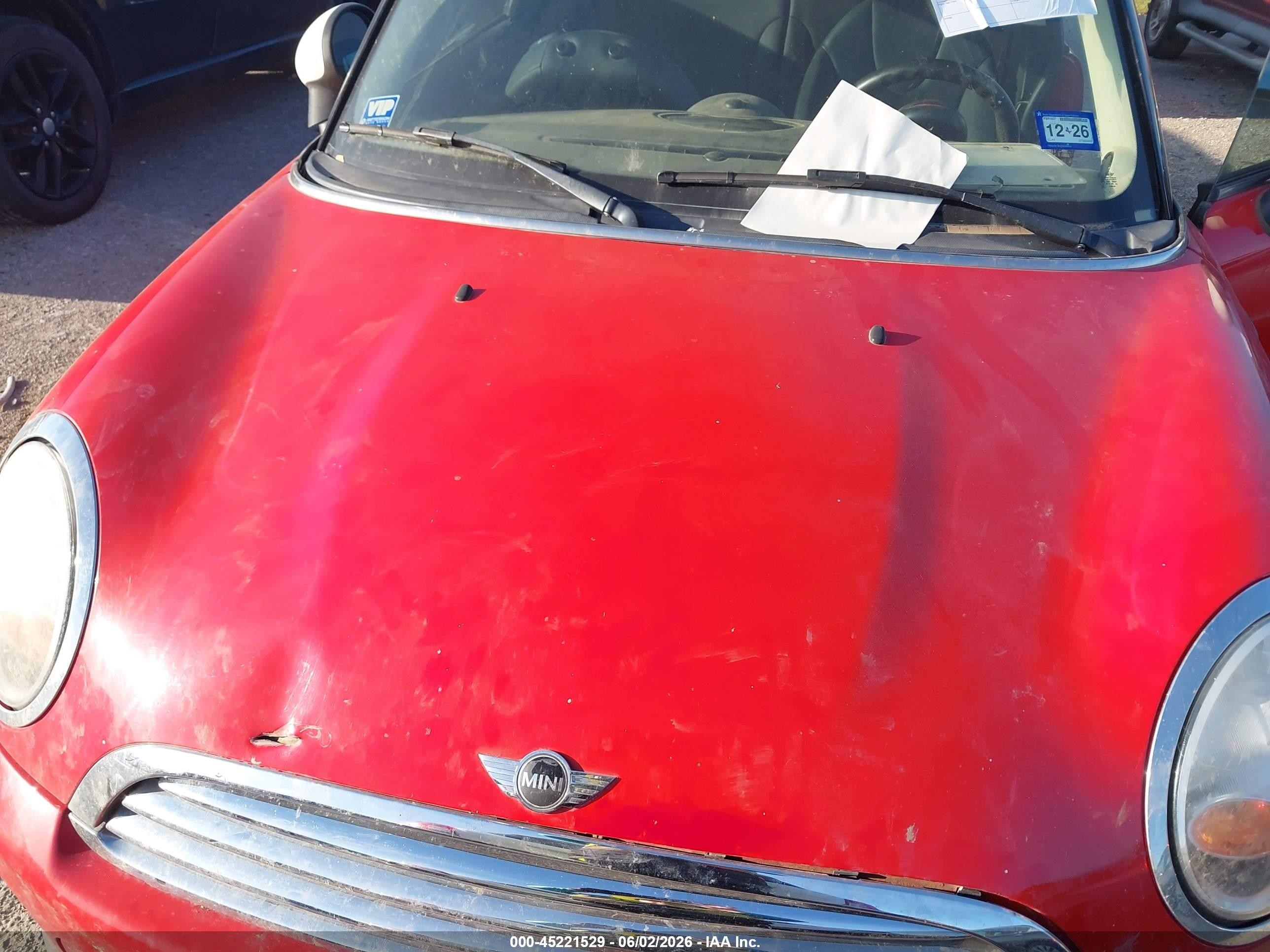 2013 Mini Hardtop Cooper Red vin: WMWSU3C55DT682400