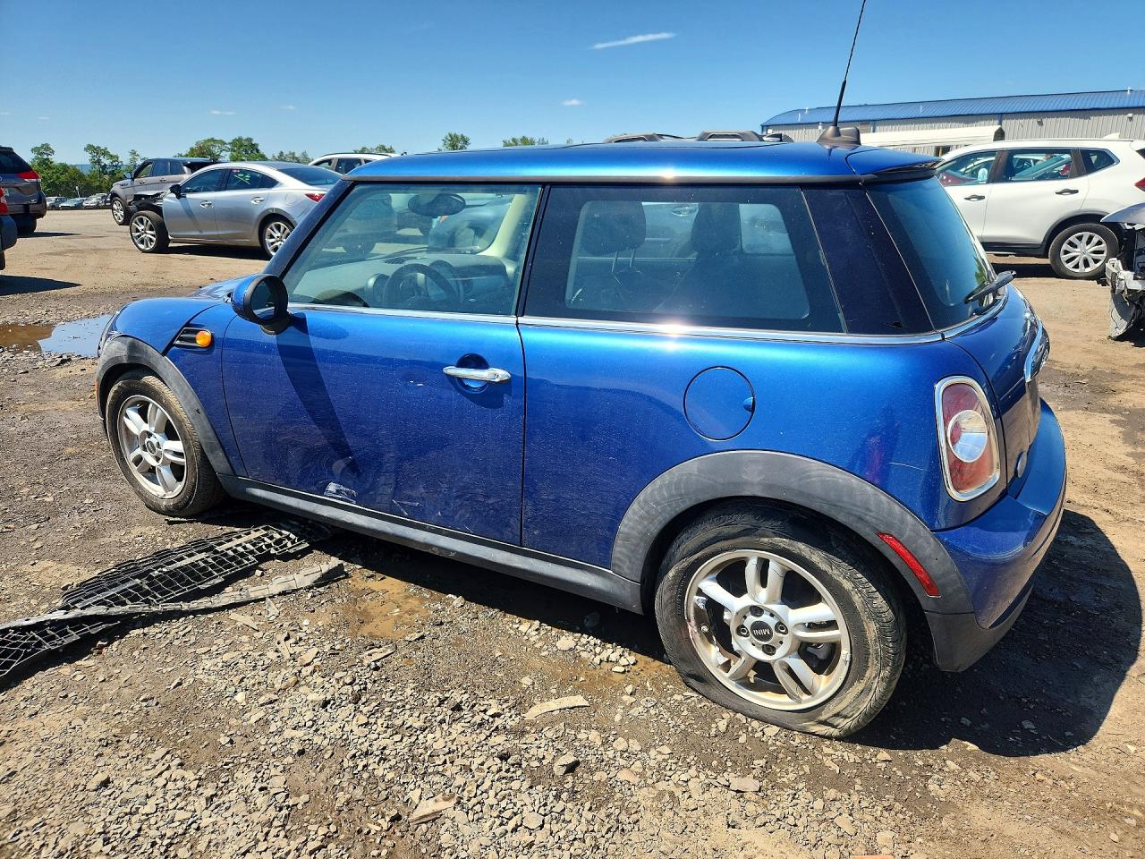 2013 Mini Cooper Синий vin: WMWSU3C55DT689279