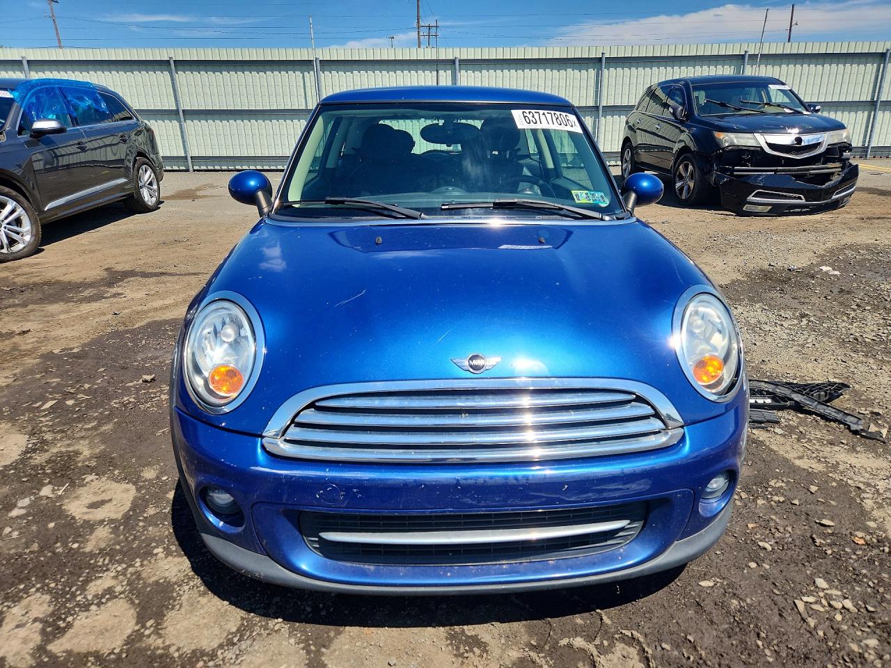 2013 Mini Cooper Синий vin: WMWSU3C55DT689279
