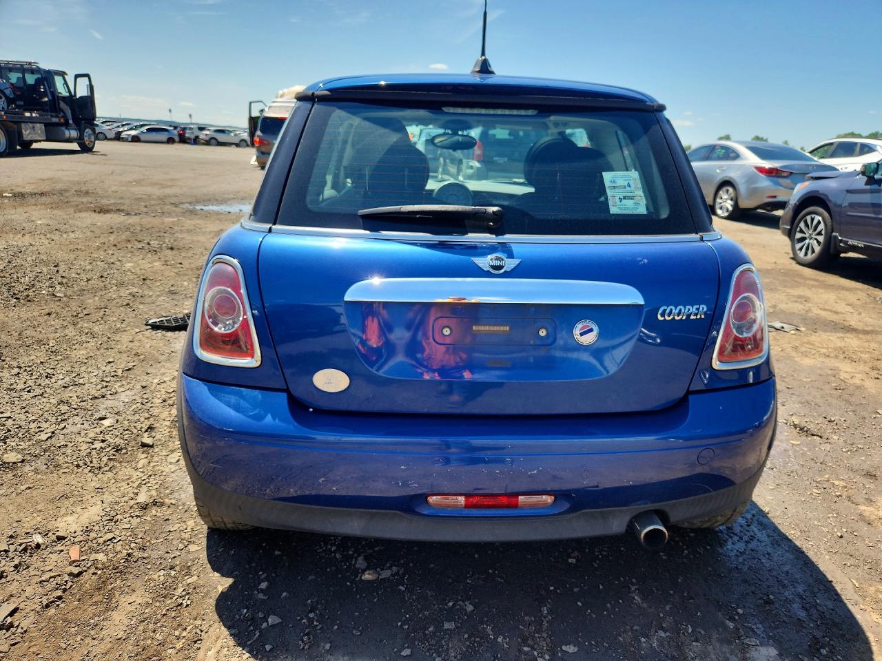 2013 Mini Cooper Синий vin: WMWSU3C55DT689279