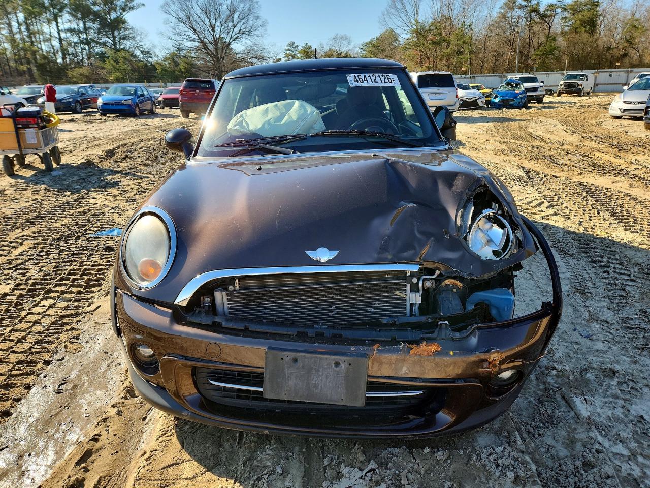 2011 Mini Cooper Brown vin: WMWSU3C56BT095894