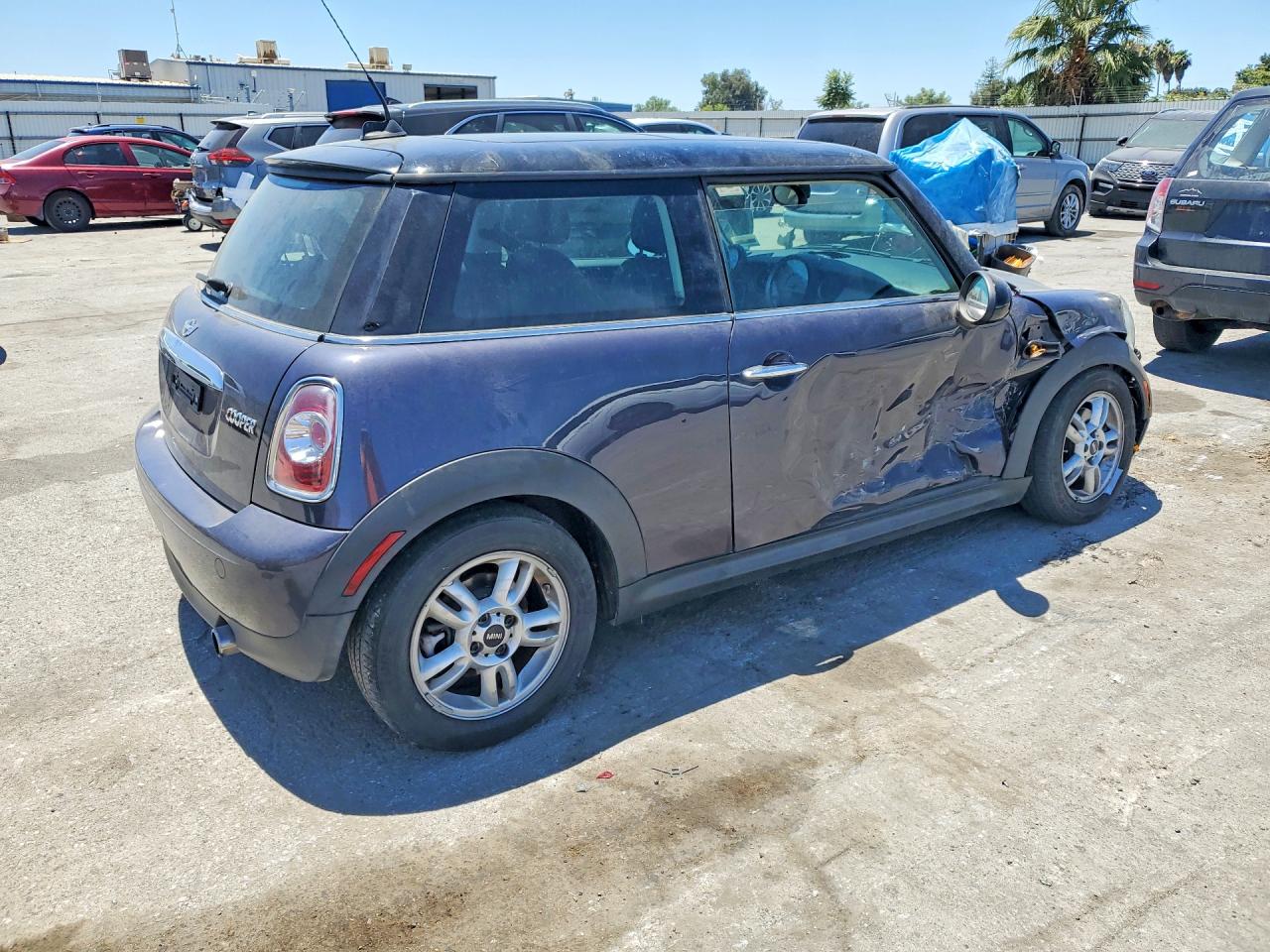 2013 Mini Cooper Gray vin: WMWSU3C56DT545949