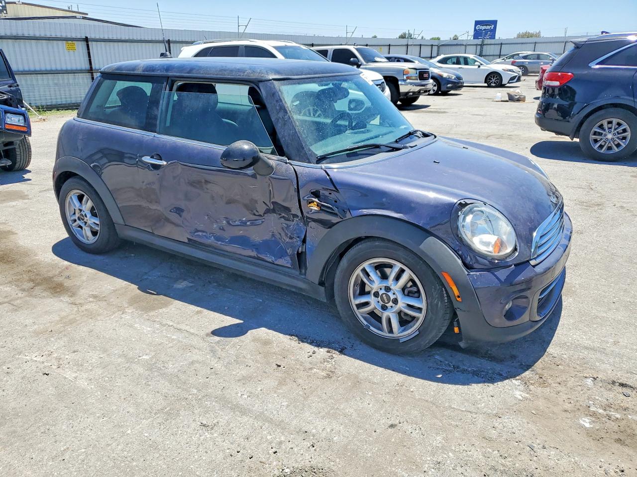 2013 Mini Cooper Gray vin: WMWSU3C56DT545949