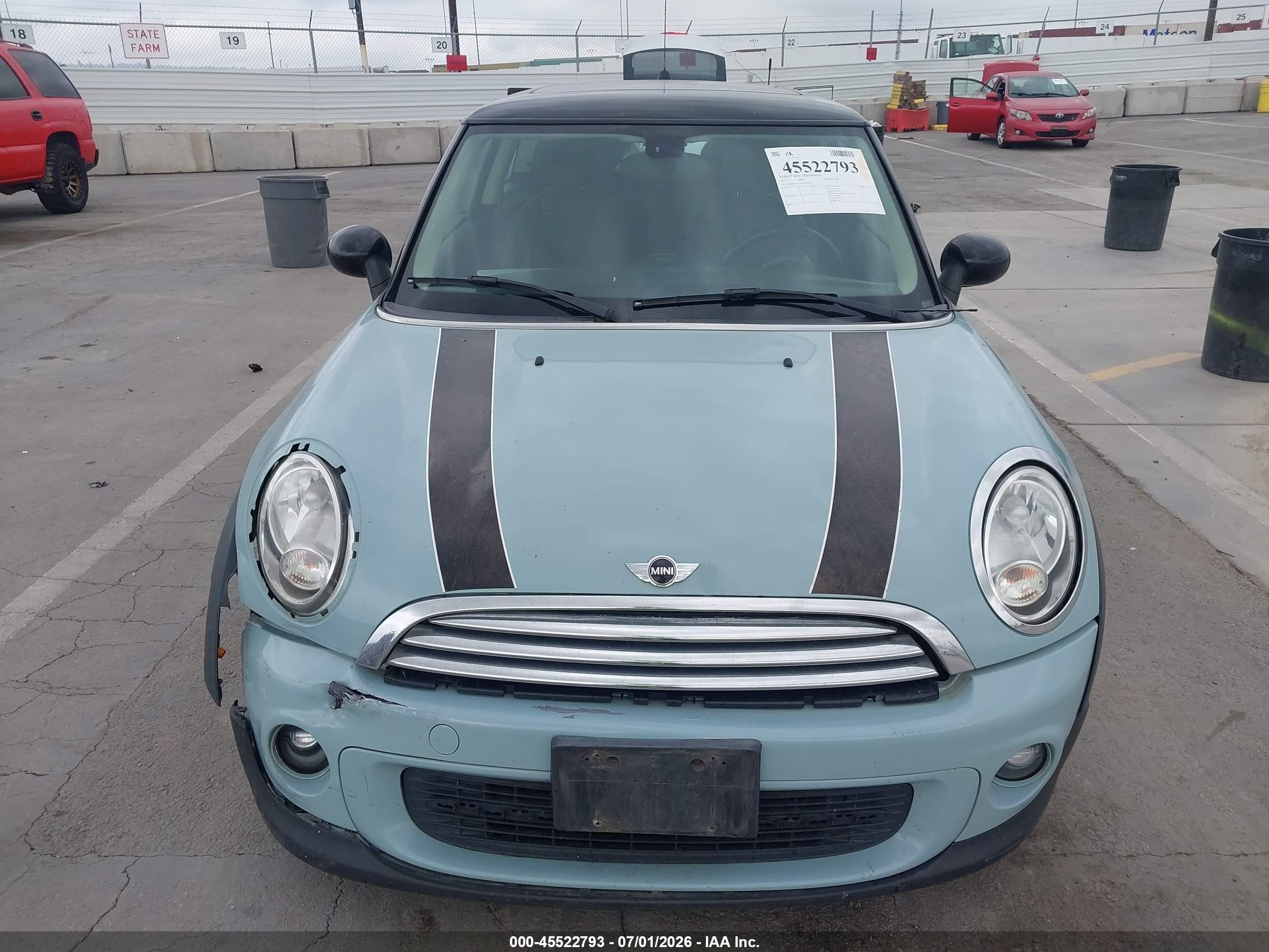 2013 Mini Hardtop Cooper Синий vin: WMWSU3C56DT680090
