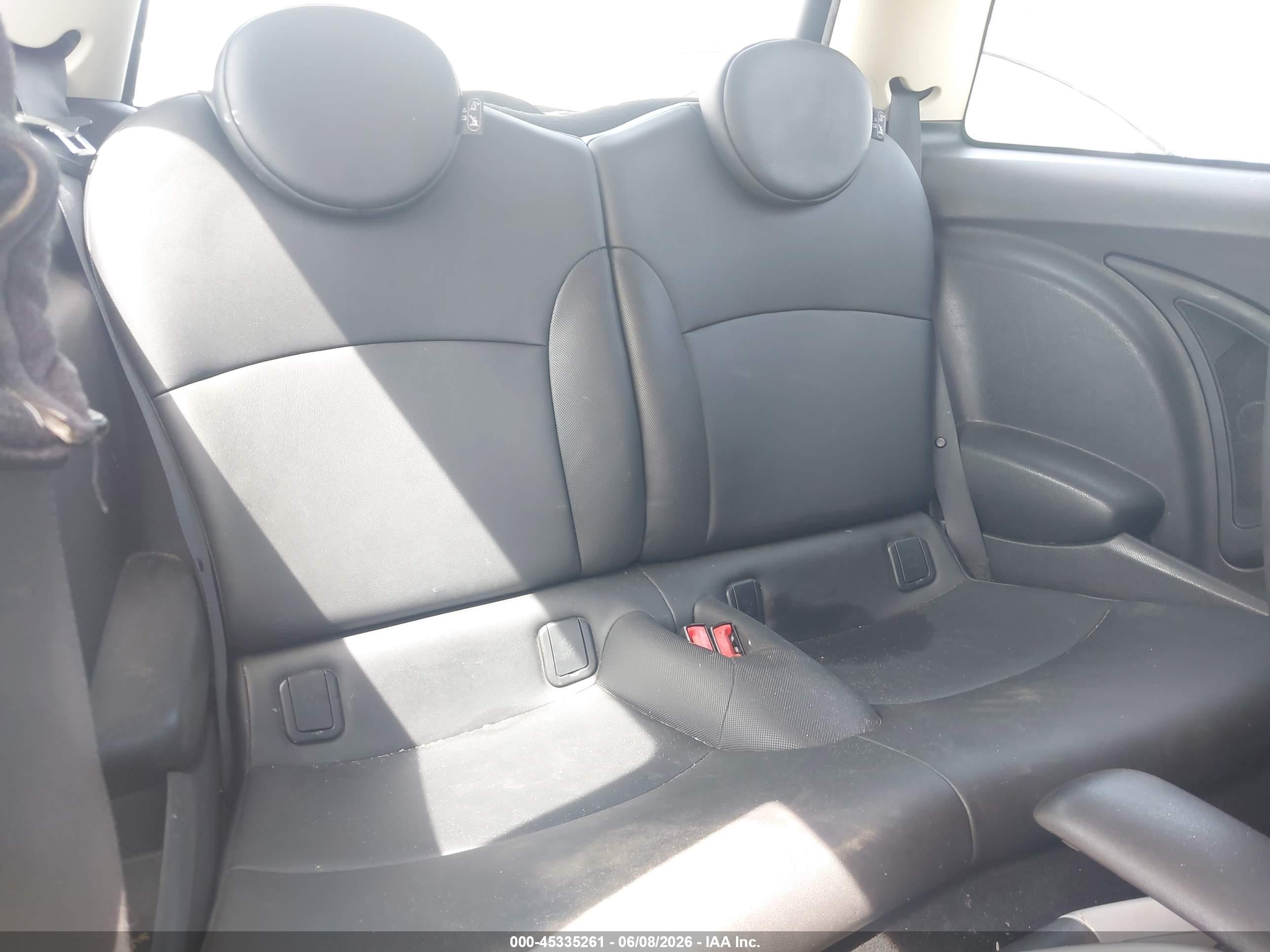 2012 Mini Cooper   Black vin: WMWSU3C57CT264533