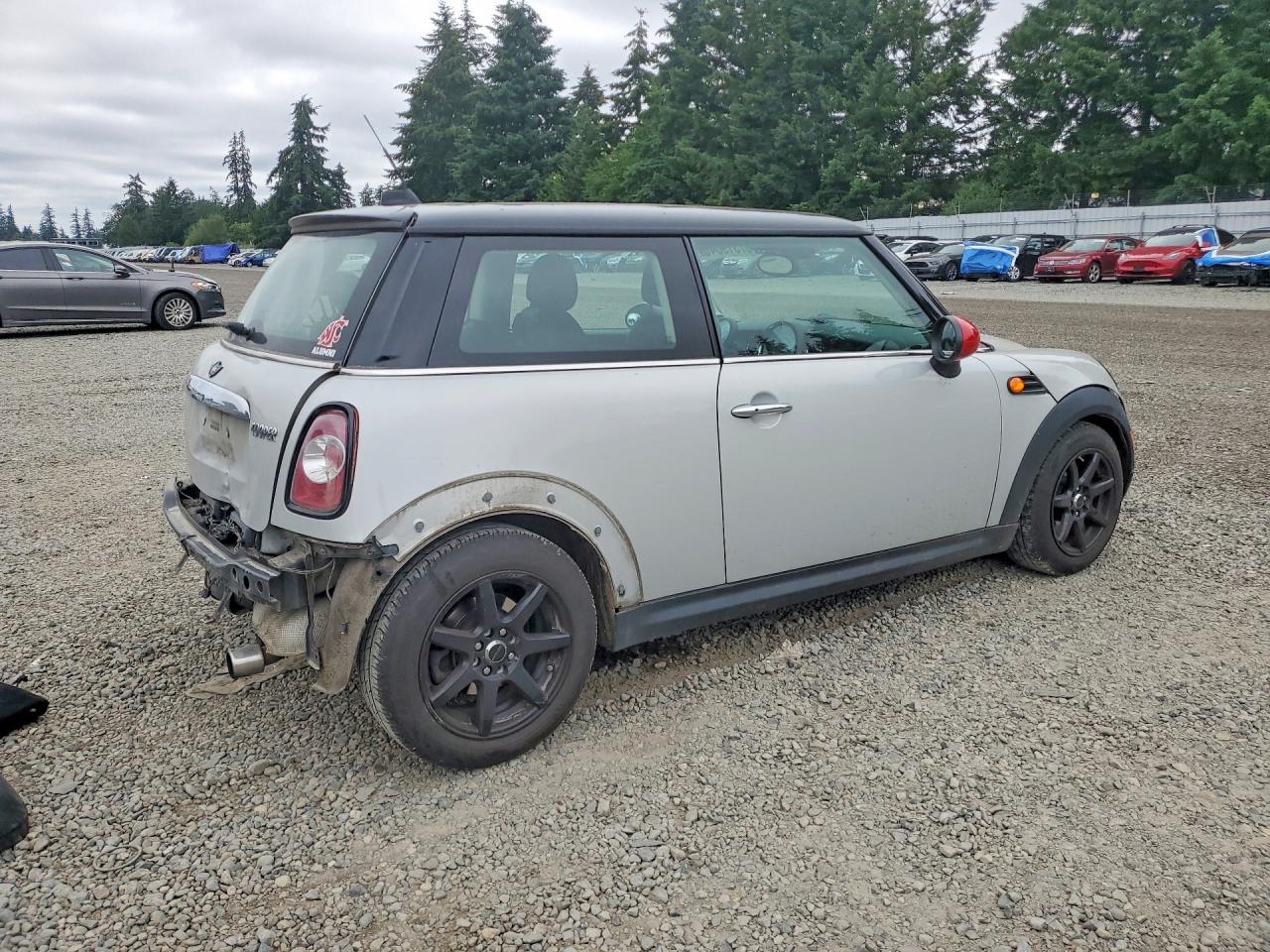 2012 Mini Cooper Silver vin: WMWSU3C57CT366933