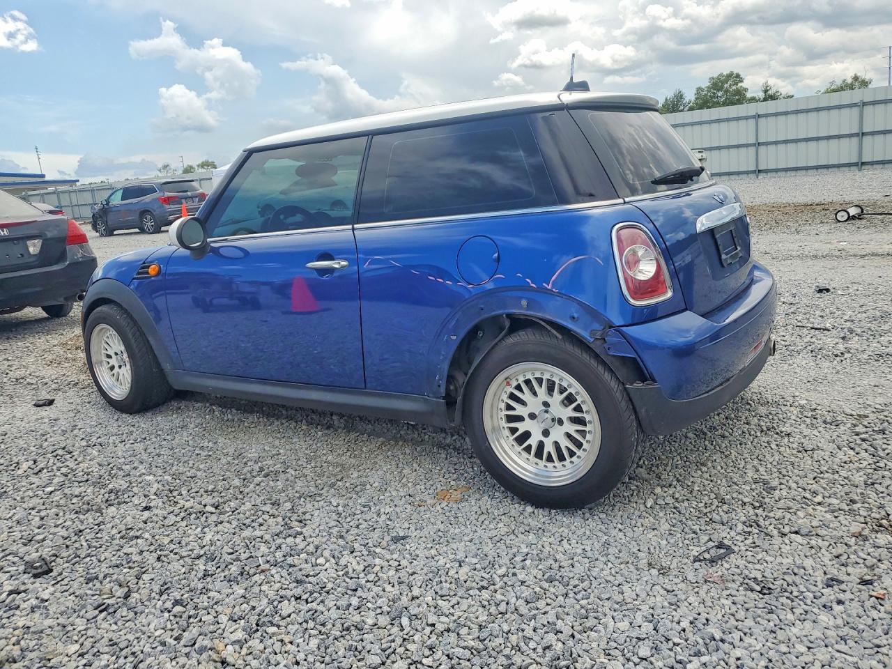 2012 Mini Cooper Blue vin: WMWSU3C58CT259793