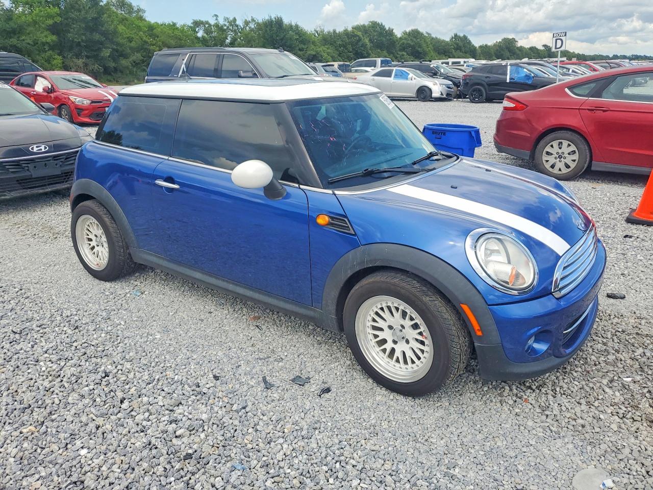 2012 Mini Cooper Blue vin: WMWSU3C58CT259793