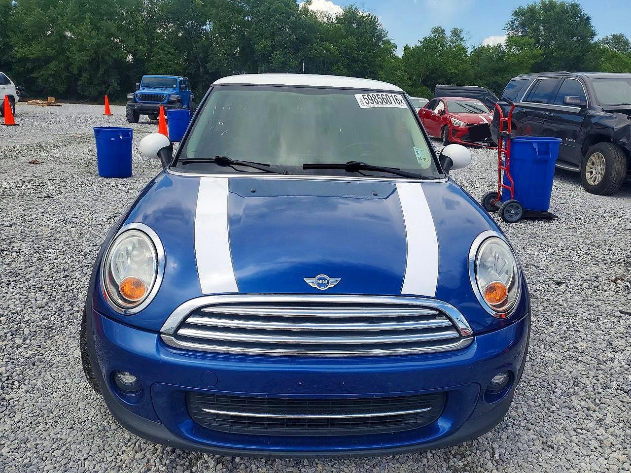 2012 Mini Cooper Blue vin: WMWSU3C58CT259793