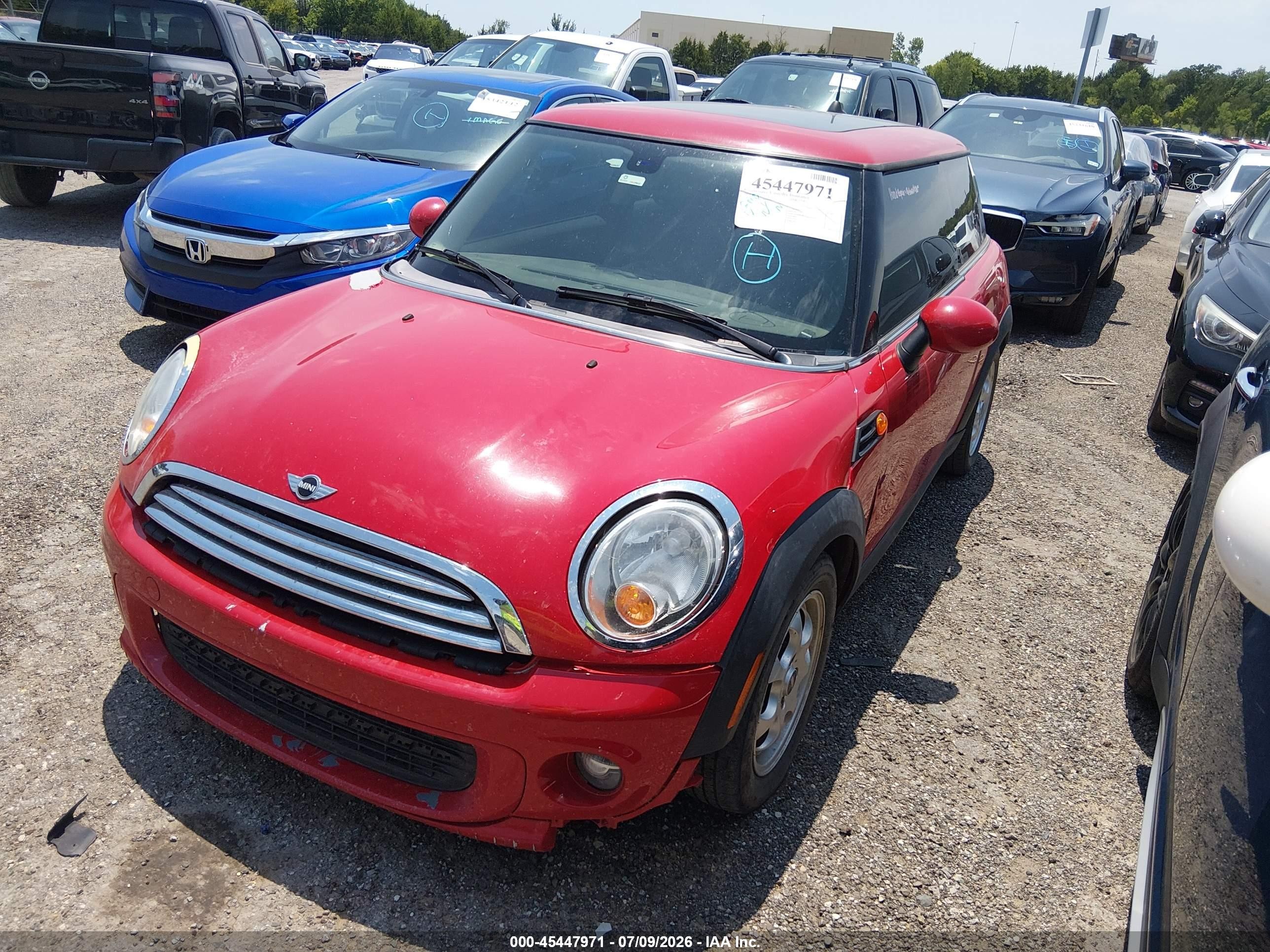 2013 Mini Hardtop Cooper Red vin: WMWSU3C58DT679054