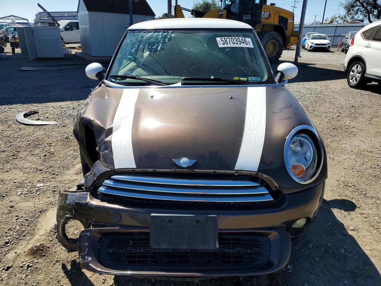 2012 Mini Cooper Two Tone vin: WMWSU3C59CT256028