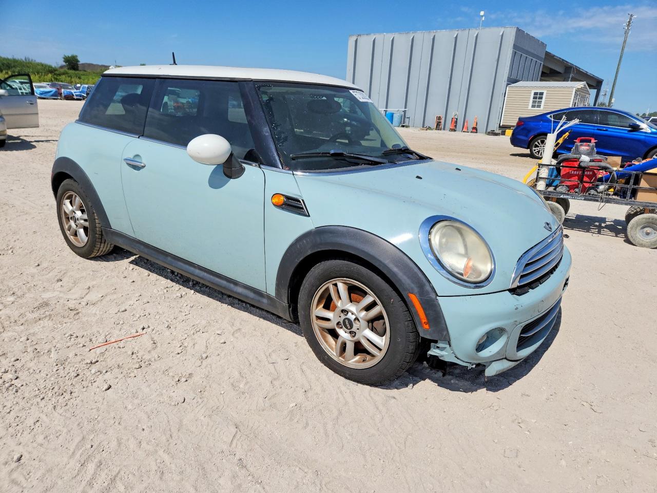 2012 Mini Cooper Teal vin: WMWSU3C59CT259124