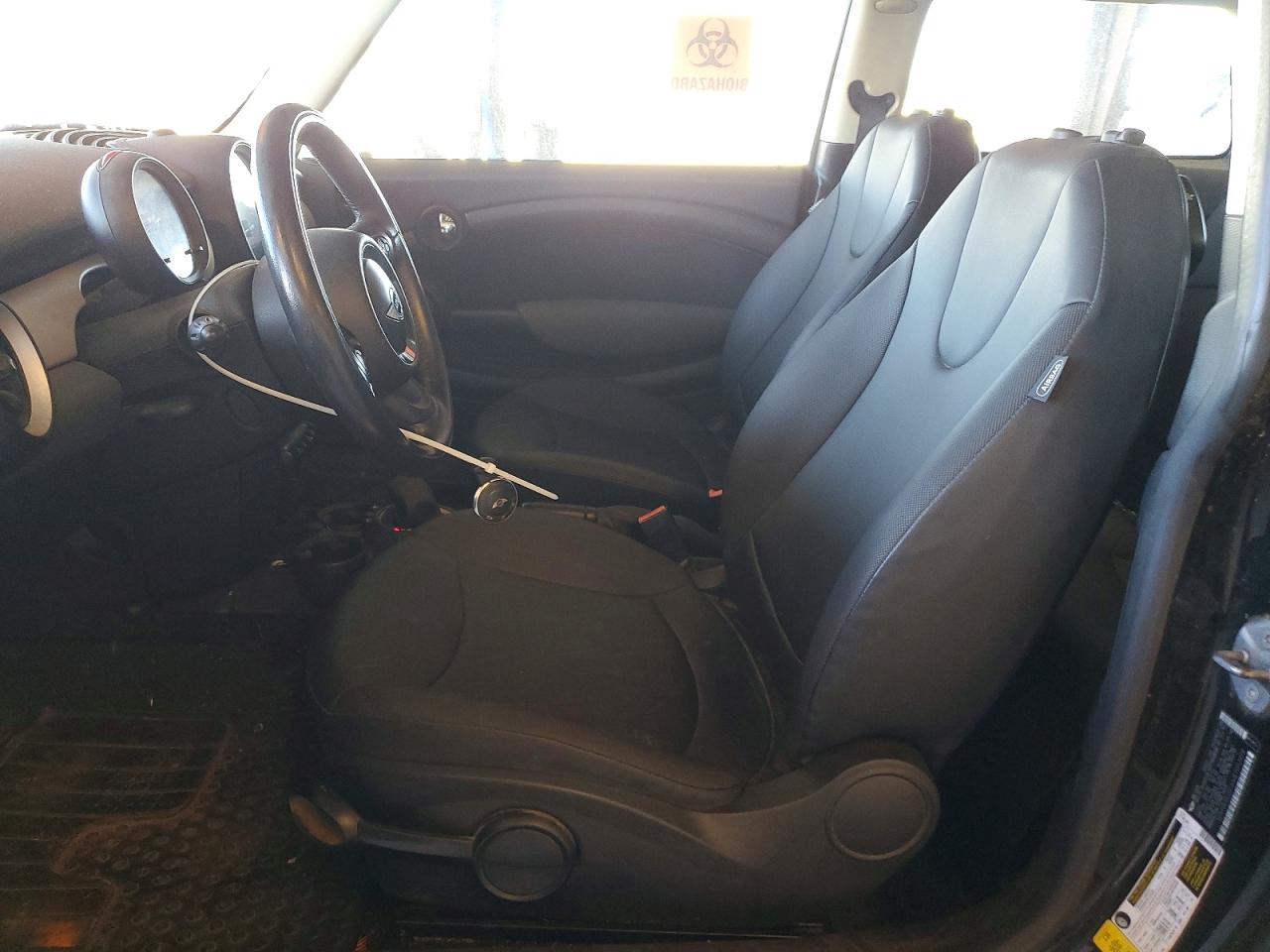 2011 Mini Cooper Black vin: WMWSU3C5XBT092979