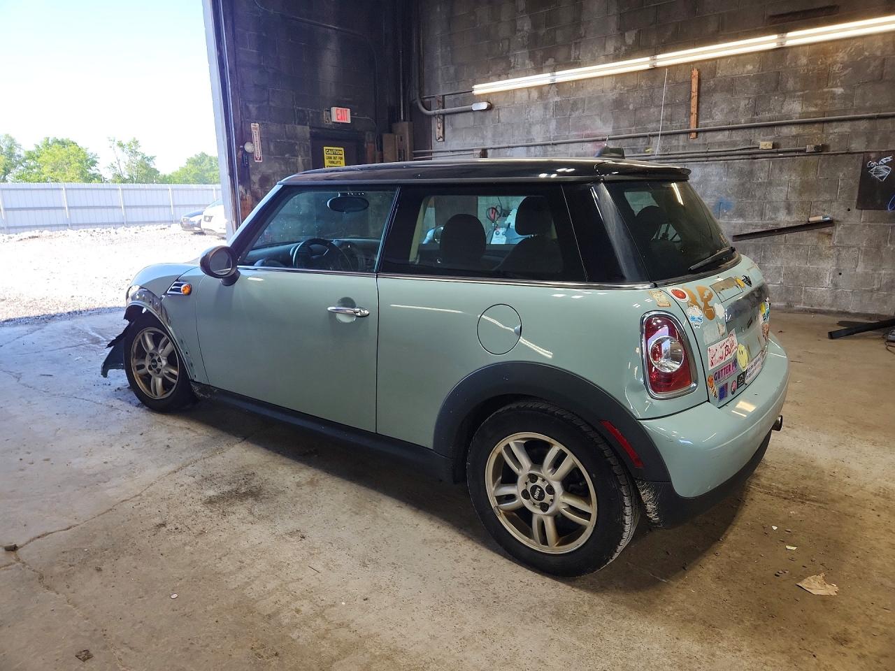 2012 Mini Cooper Blue vin: WMWSU3C5XCT254790