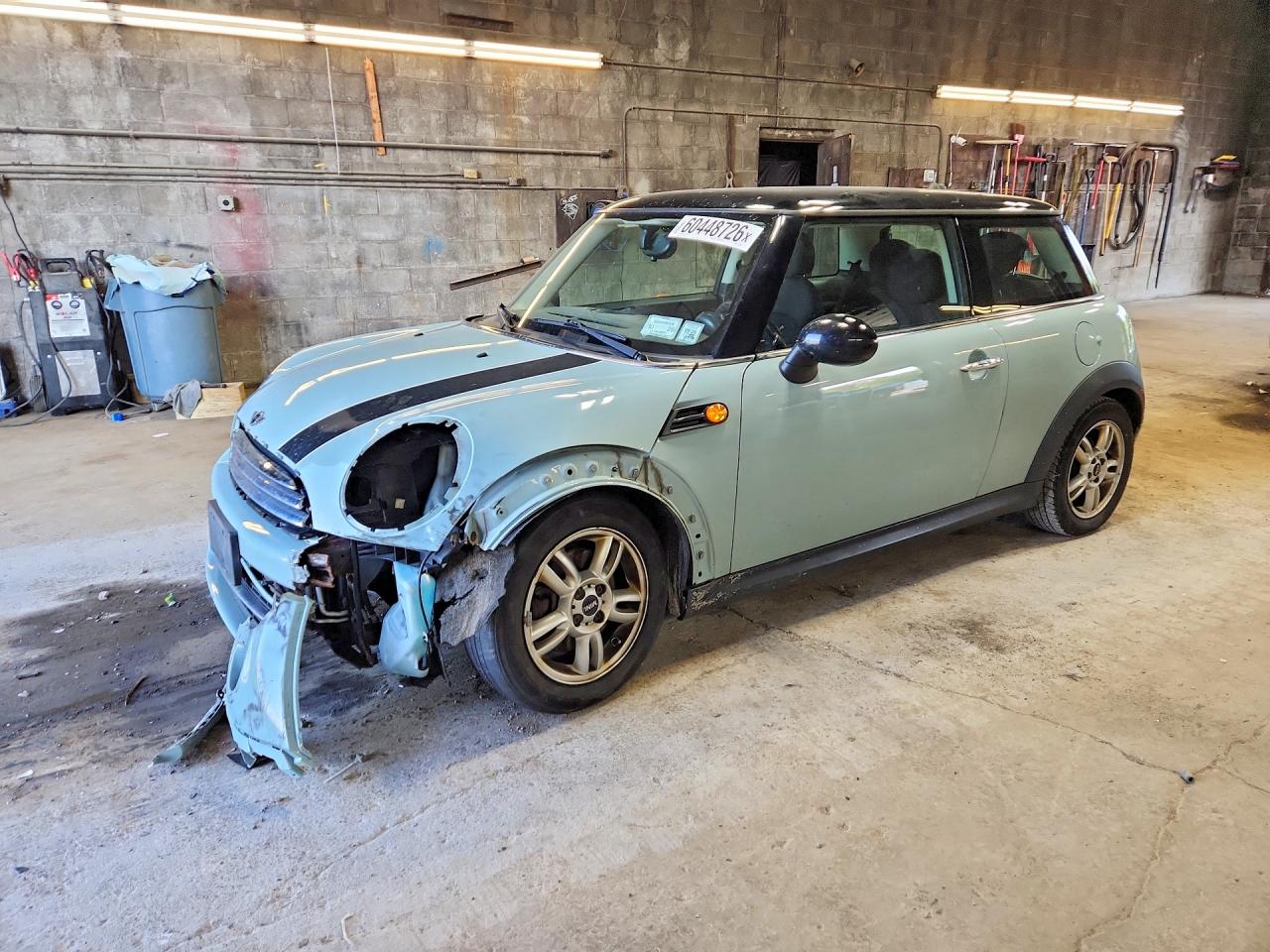 2012 Mini Cooper Blue vin: WMWSU3C5XCT254790