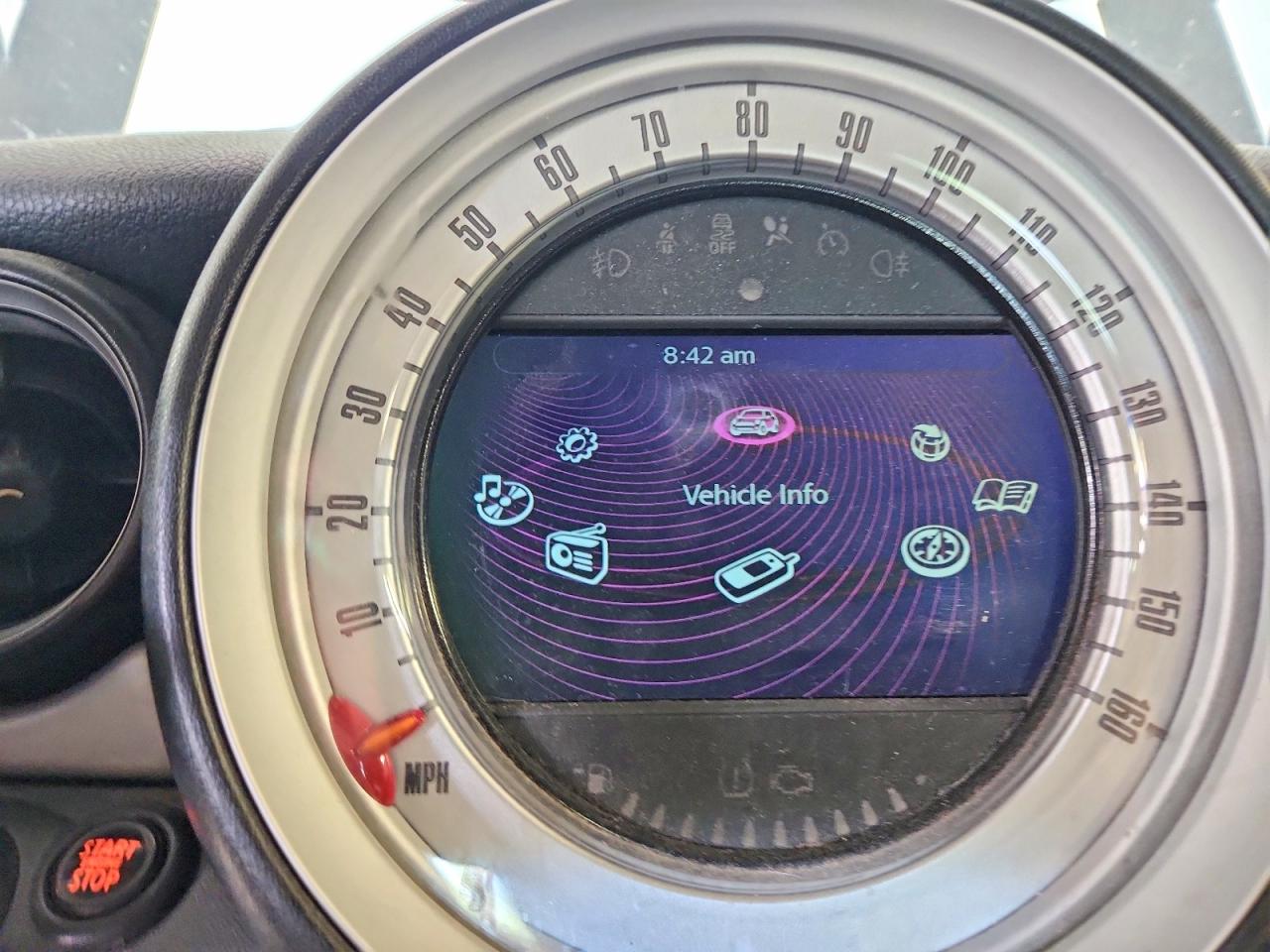 2012 Mini Cooper Blue vin: WMWSU3C5XCT254790