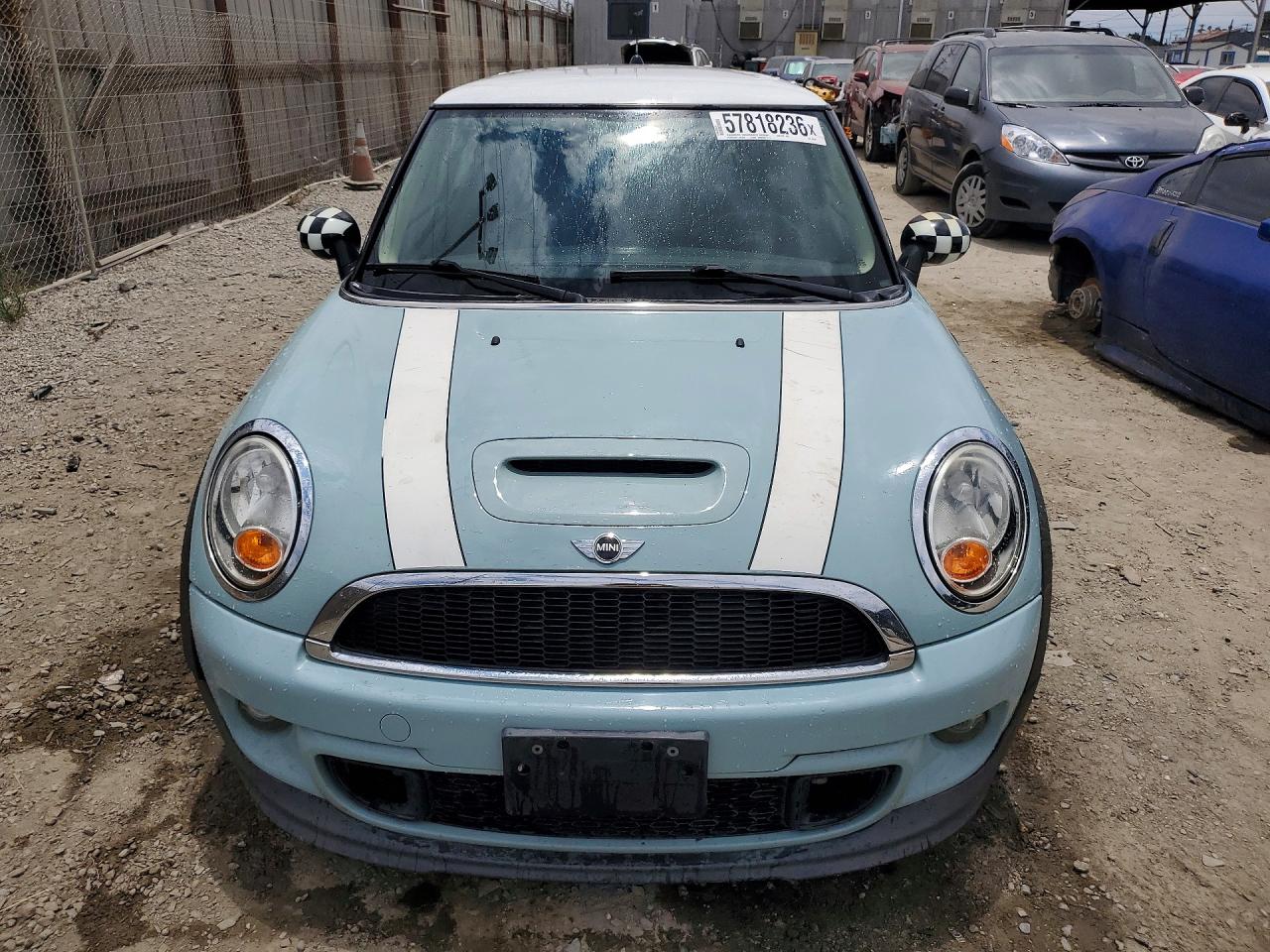 2012 Mini Cooper Turquoise vin: WMWSU3C5XCT260136